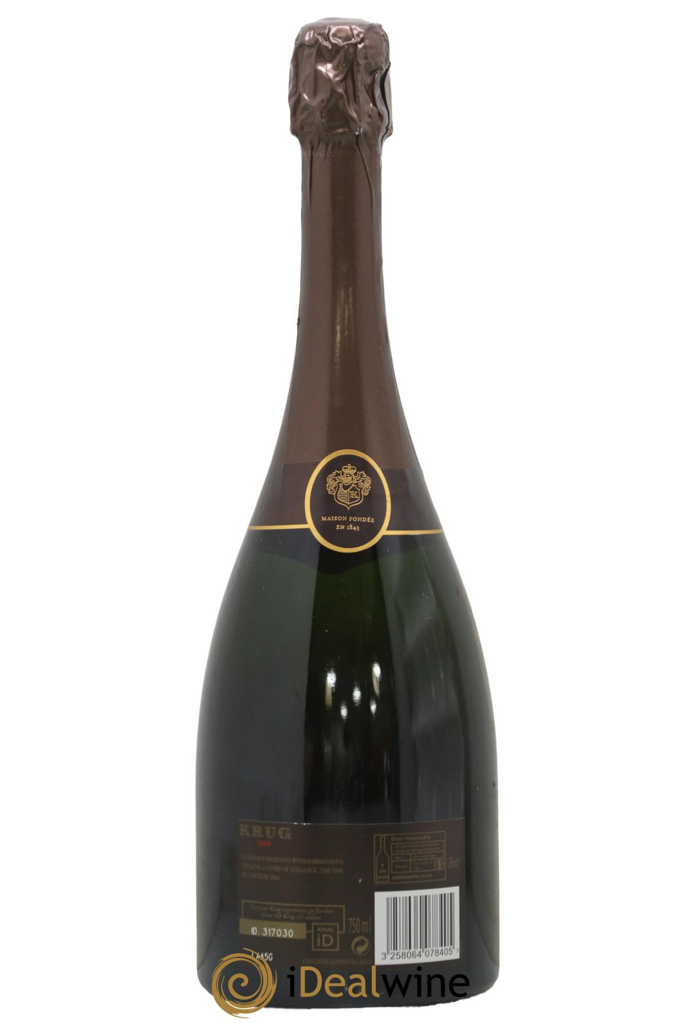 Vintage Krug 2004 - Lot of 1 bottle - 1