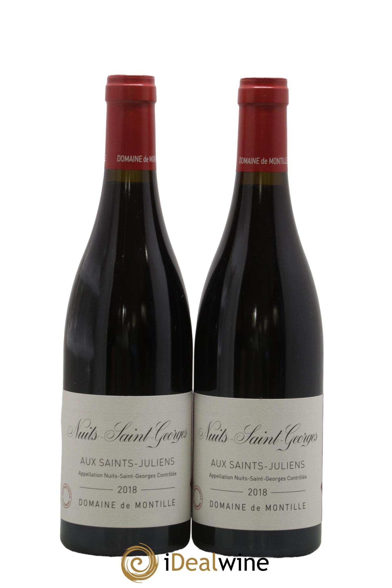 Nuits-Saint-Georges Aux Saints-Juliens De Montille (Domaine) 2018 - Lot de 2 bouteilles - 0