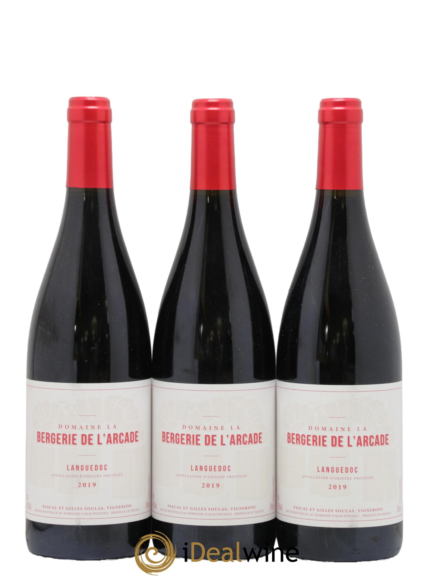 Languedoc La Bergerie de l'Arcade (Domaine) 2019 - Lotto di 3 bottiglie - 0