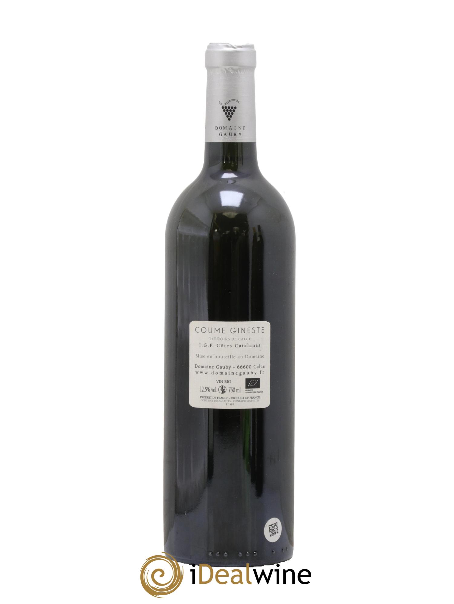IGP Côtes Catalanes Coume Gineste Gauby (Domaine) 2014 - Lot de 1 bouteille - 1