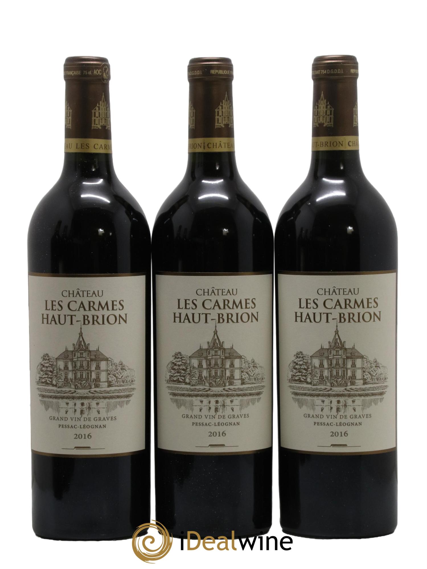 Château Les Carmes Haut-Brion 2016 - Lotto di 6 bottiglie - 2