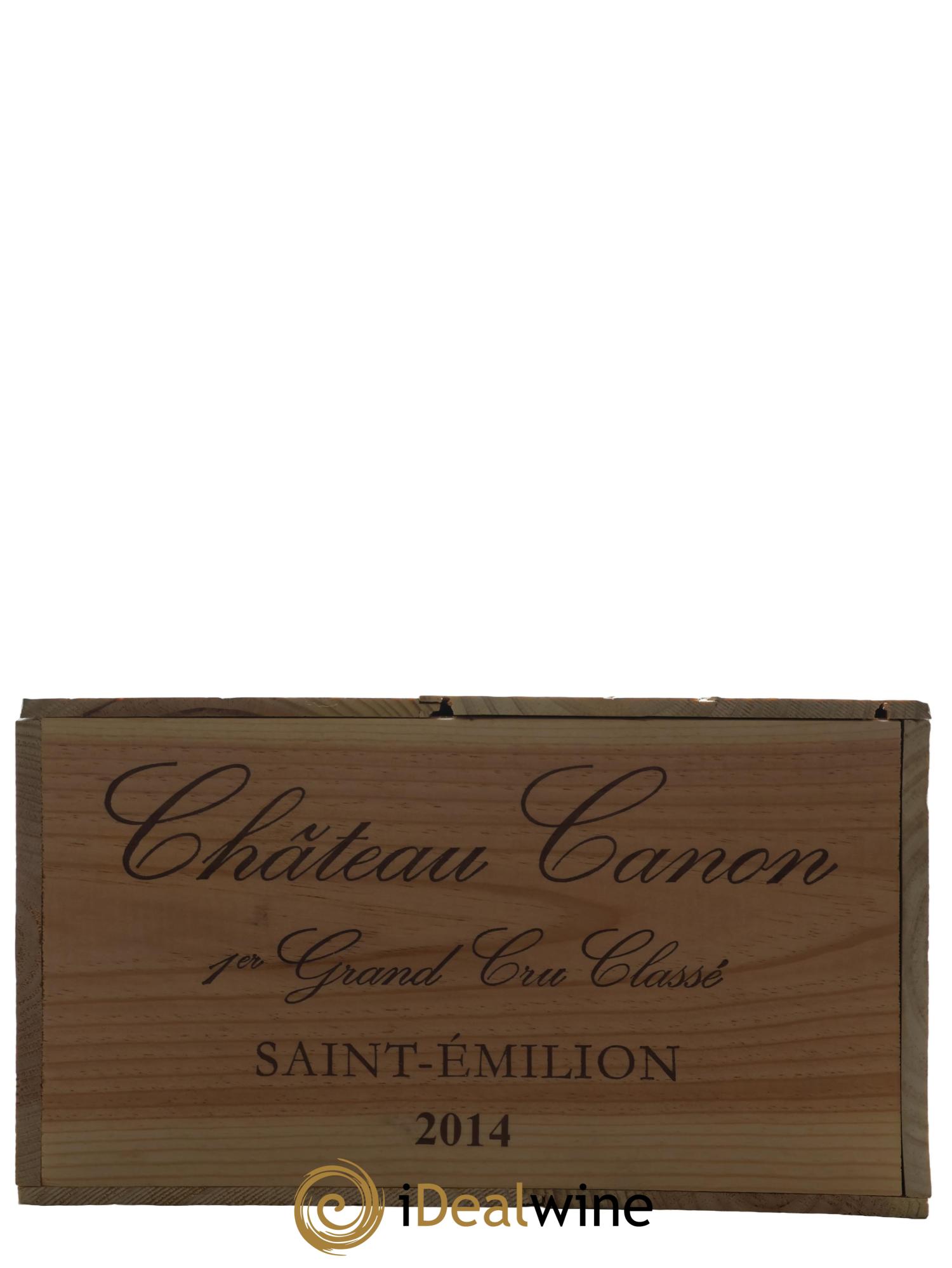 Château Canon 1er Grand Cru Classé B 2014 - Lot de 12 bouteilles - 1