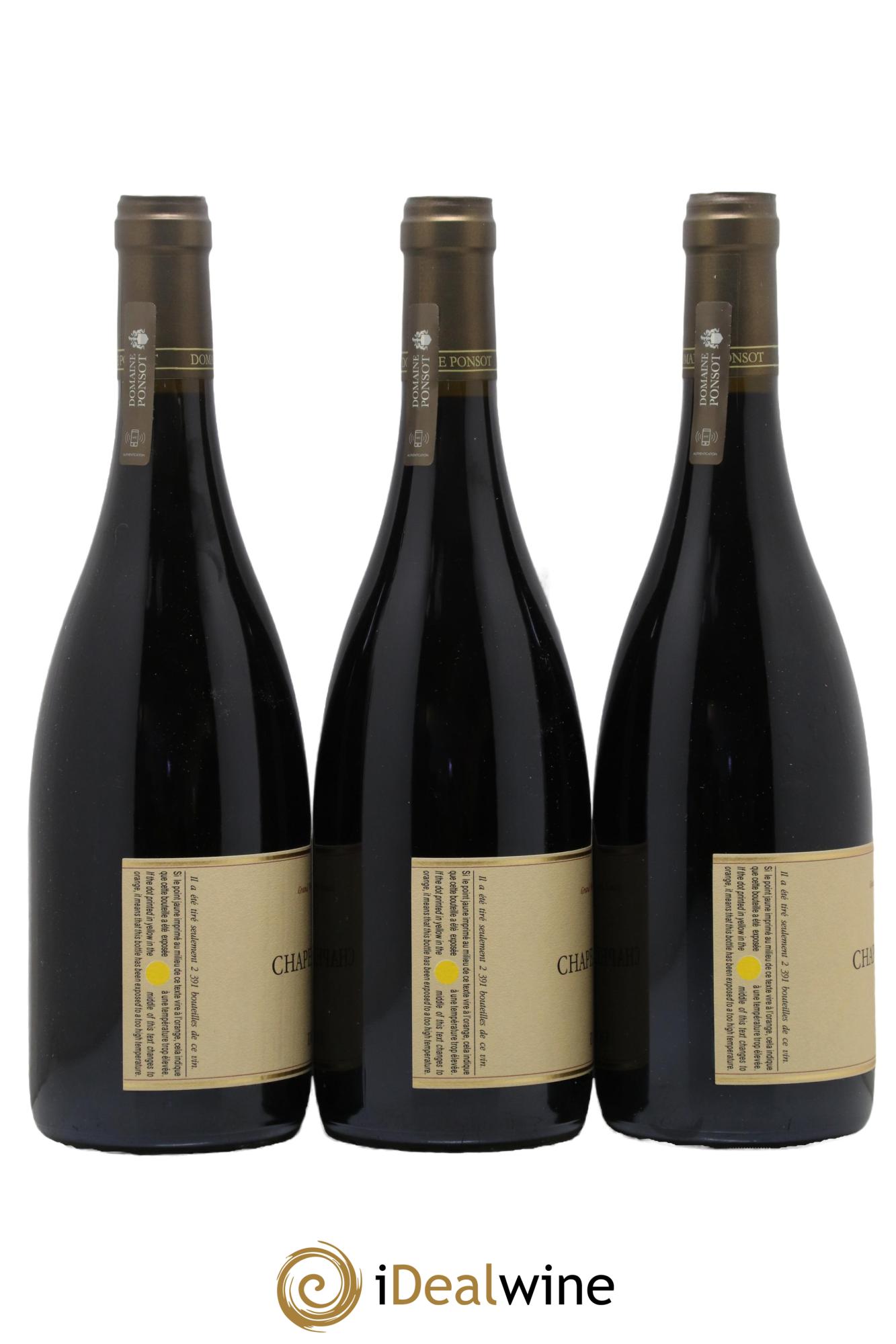 Chapelle-Chambertin Grand Cru Ponsot (Domaine) 2018 - Lot of 3 bottles - 1
