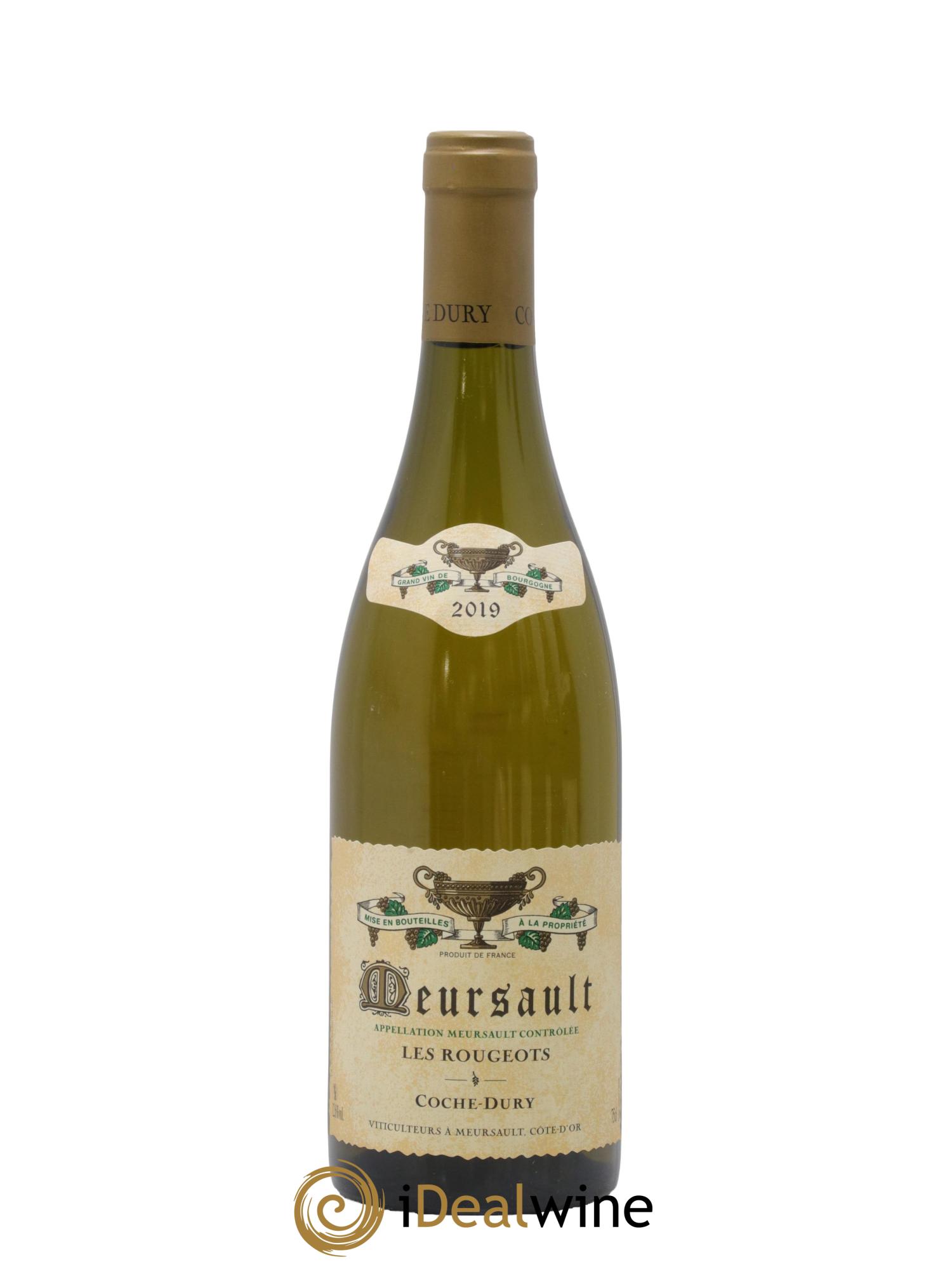 Meursault Les Rougeots Coche Dury (Domaine) 2019 - Posten von 1 Flasche - 0