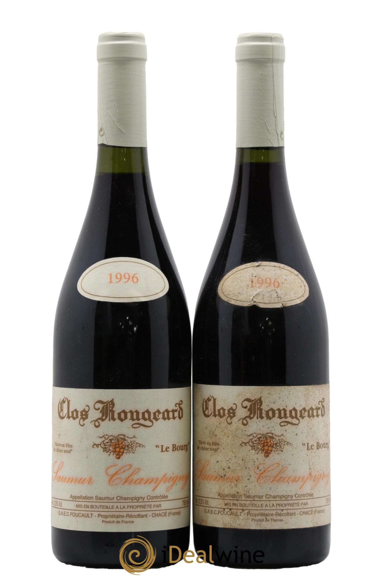 Saumur-Champigny Le Bourg Clos Rougeard 1996 - Lot de 2 bouteilles - 0