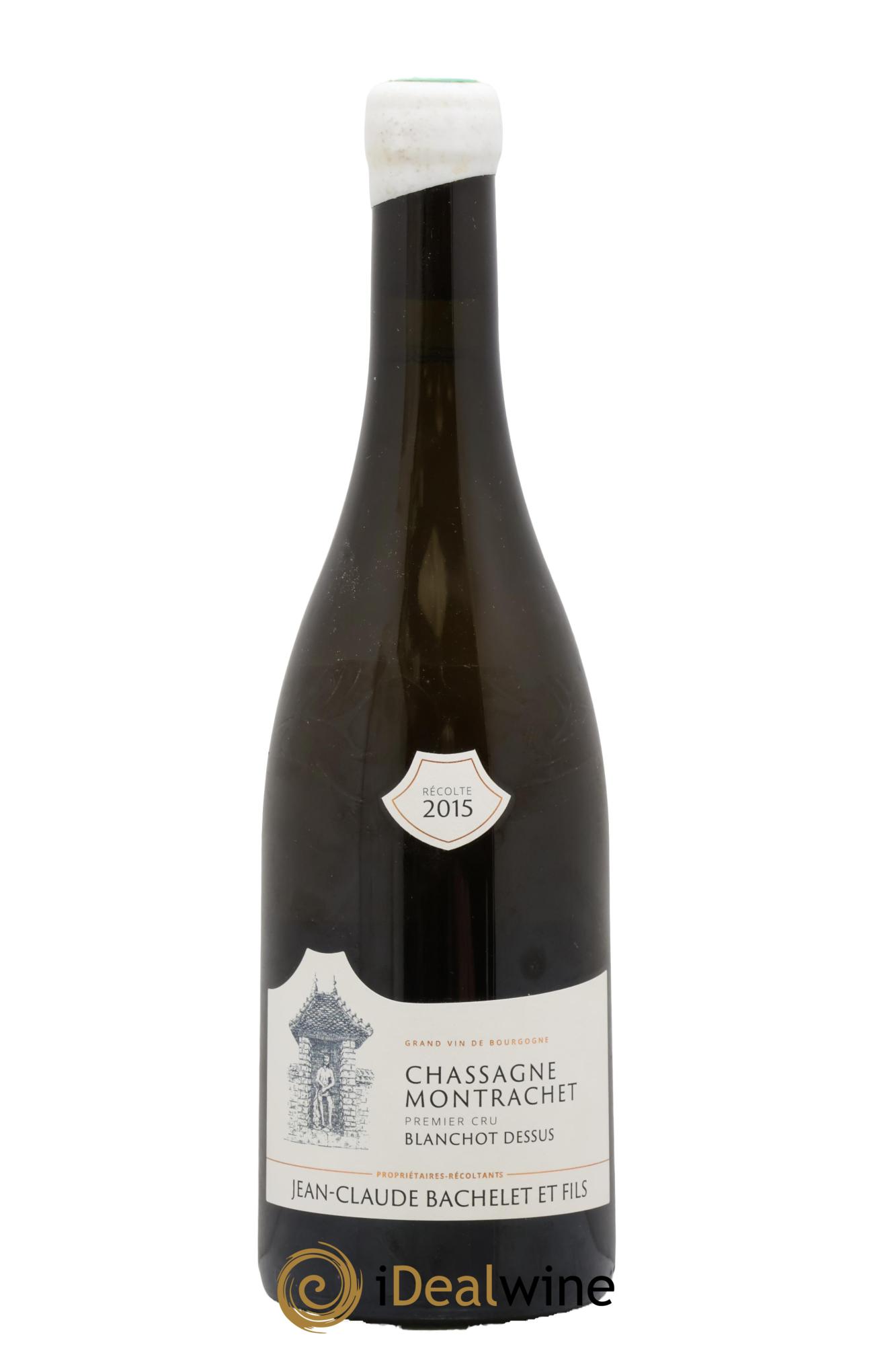 Chassagne-Montrachet 1er Cru Blanchot Dessus Jean-Claude Bachelet (Domaine) 2015 - Lot de 1 bouteille - 0