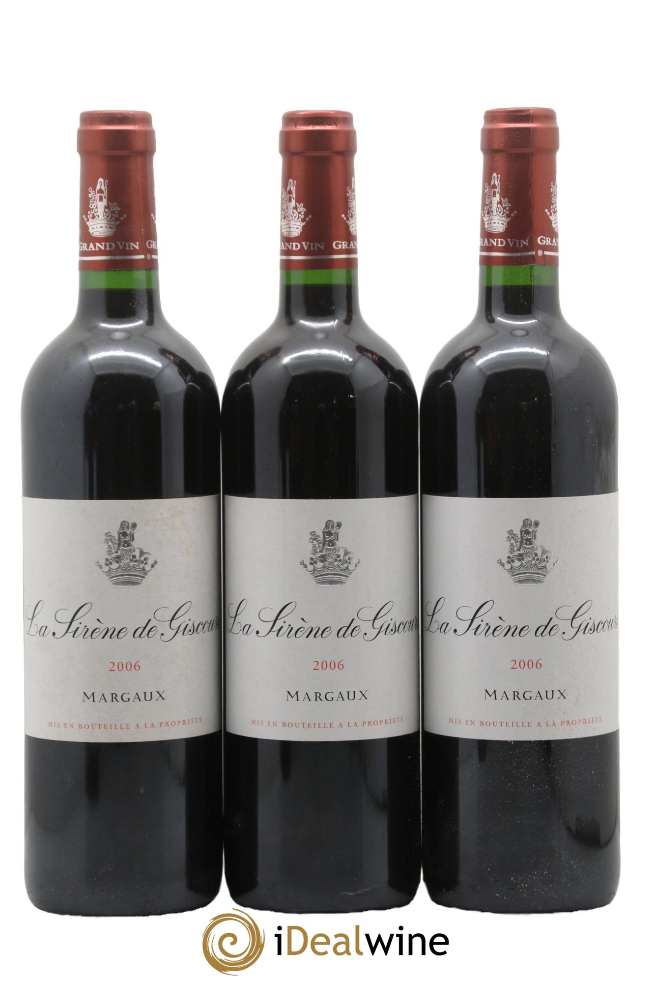 La Sirène de Giscours 2006 - Lot de 3 bouteilles - 0