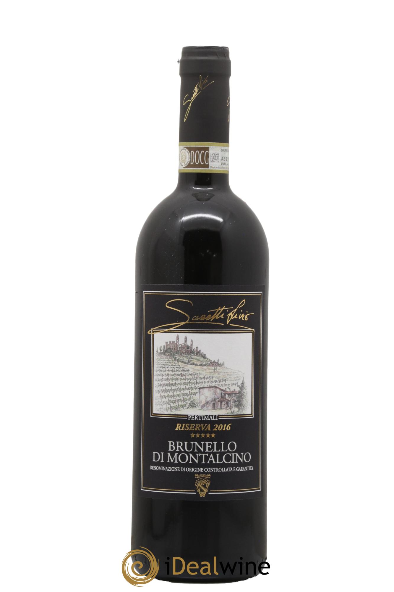 Brunello di Montalcino Riserva Sassetti Livio Pertimali 2016 - Lot de 1 bouteille - 0