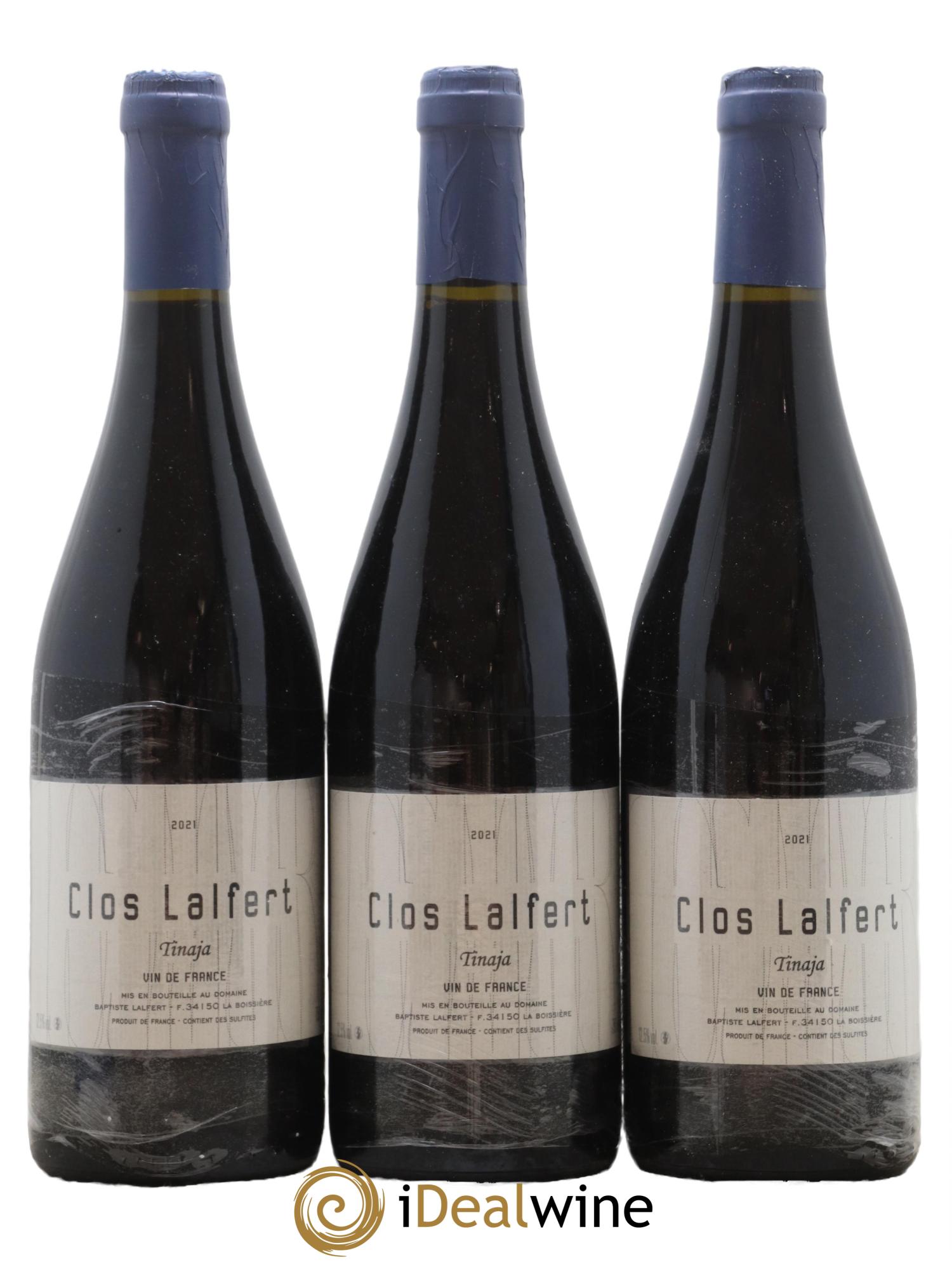 Vin de France Tinaja Clos Lalfert 2021 - Lot de 3 bouteilles - 0
