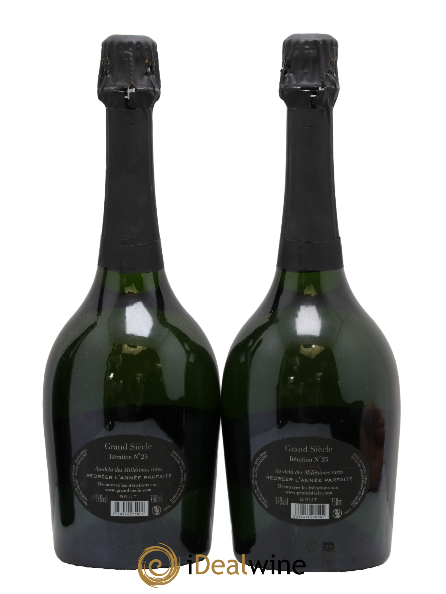 Grand Siècle Itération 25  Laurent Perrier - Posten von 2 Flaschen - 1