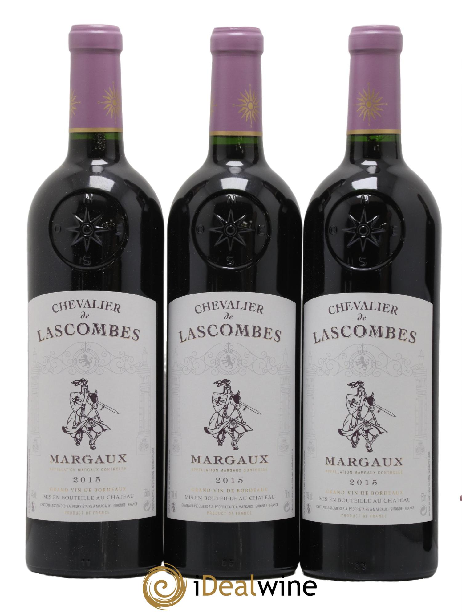 Chevalier de Lascombes Second Vin 2015 - Lot de 6 bouteilles - 2