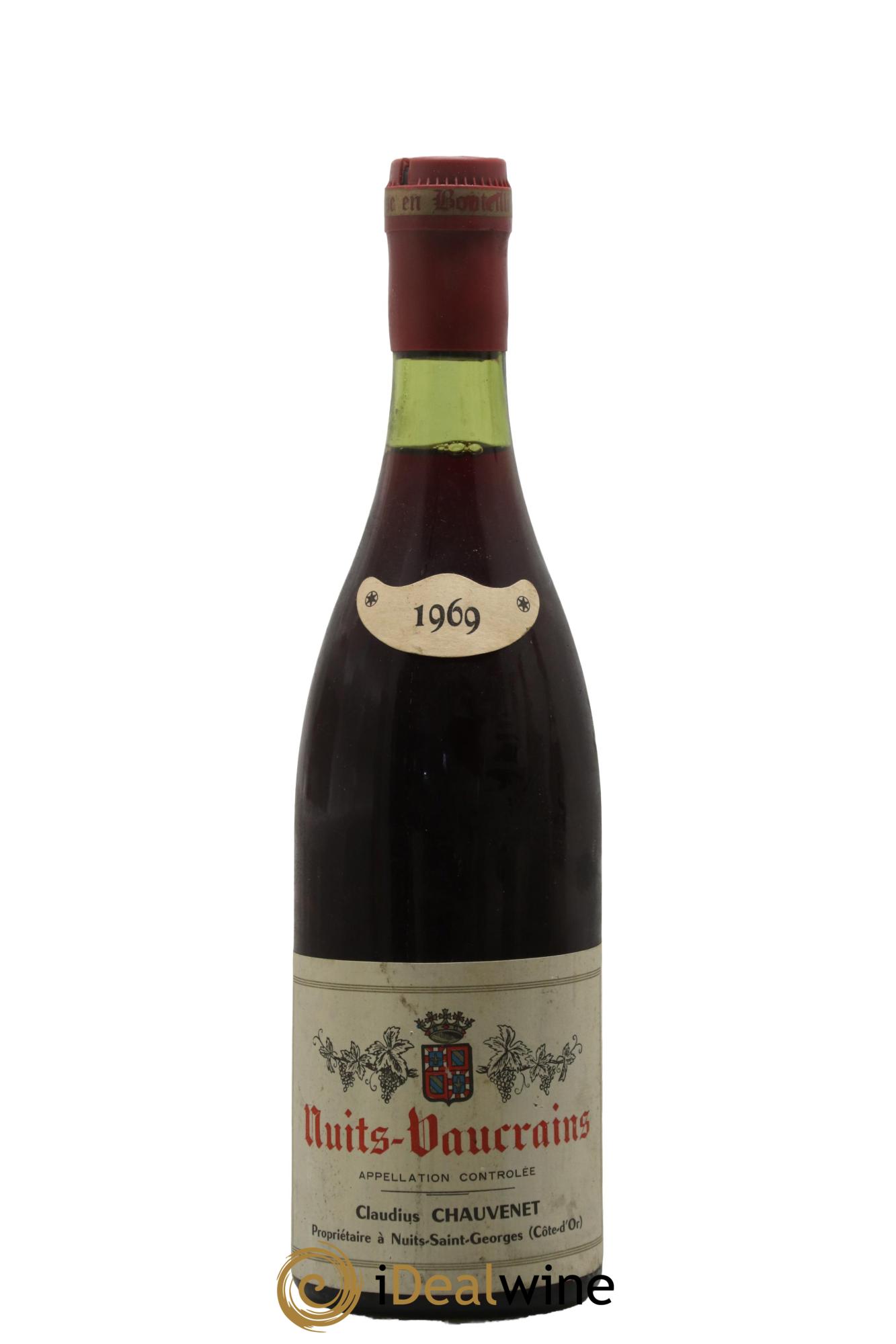 Nuits-Saint-Georges Vaucrains Claudius Chauvenet 1969 - Lot de 1 bouteille - 0