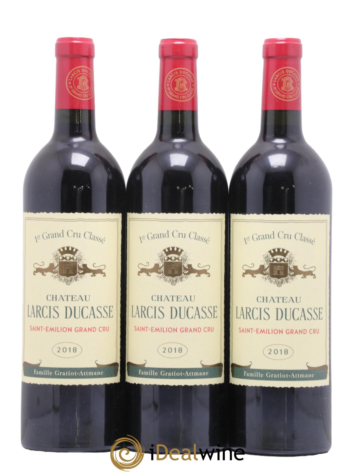 Château Larcis Ducasse 1er Grand Cru Classé B 2018 - Lot de 6 bouteilles - 1