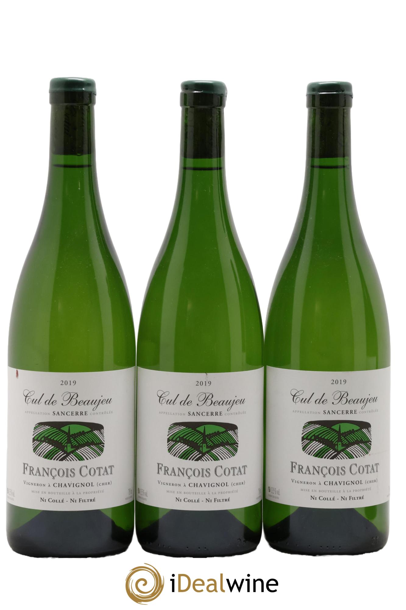 Sancerre Les Culs de Beaujeu François Cotat 2019 - Posten von 3 Flaschen - 0