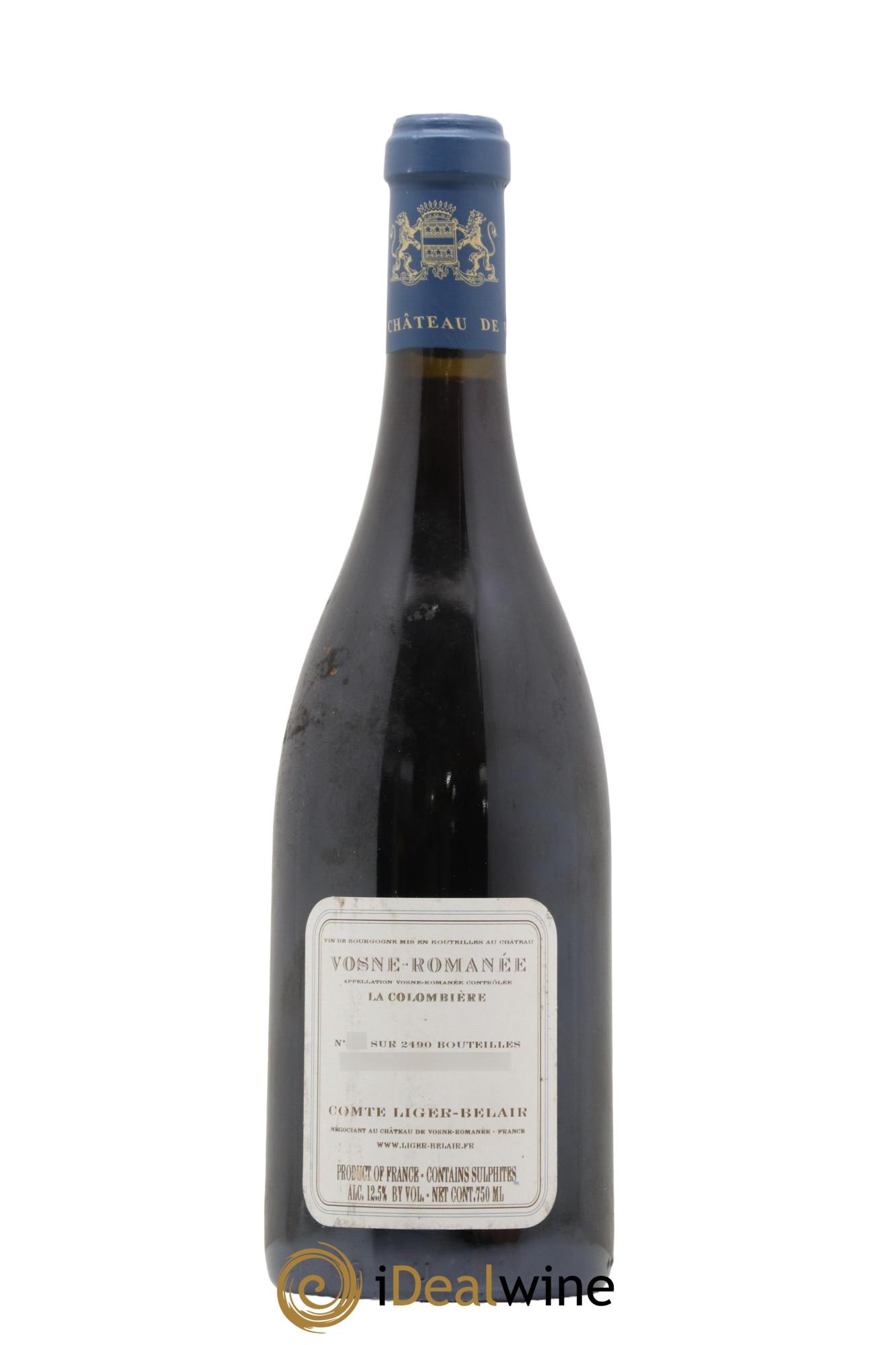 Vosne-Romanée La Colombière Comte Liger-Belair (Domaine du) 2007 - Lot of 1 bottle - 1