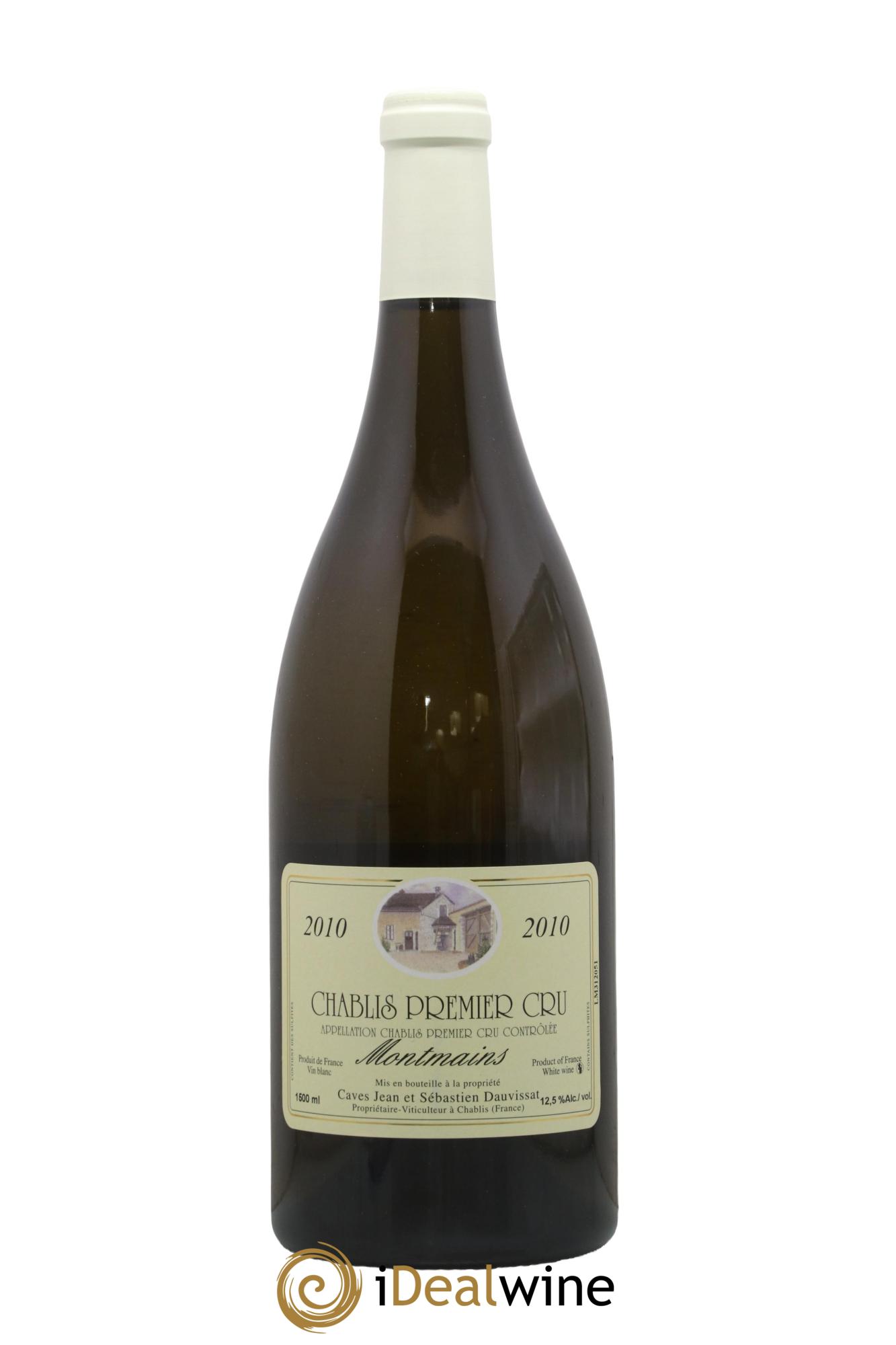 Chablis 1er Cru Montmains Jean Dauvissat (Domaine) 2010 - Lot de 1 magnum - 0
