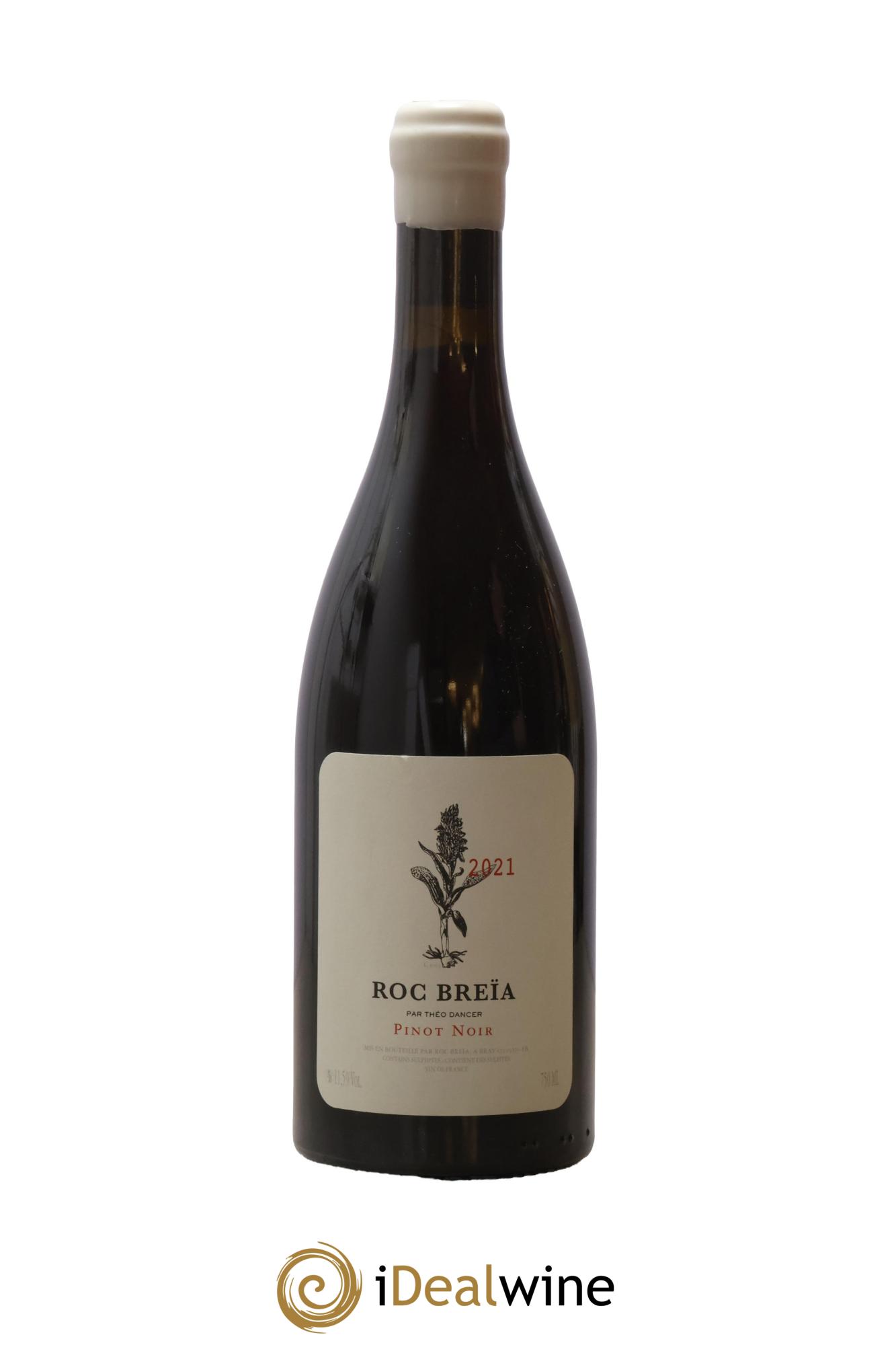 Vin de France Pinot Noir Roc Breïa (Théo Dancer) 2021 - Lot de 1 bouteille - 0