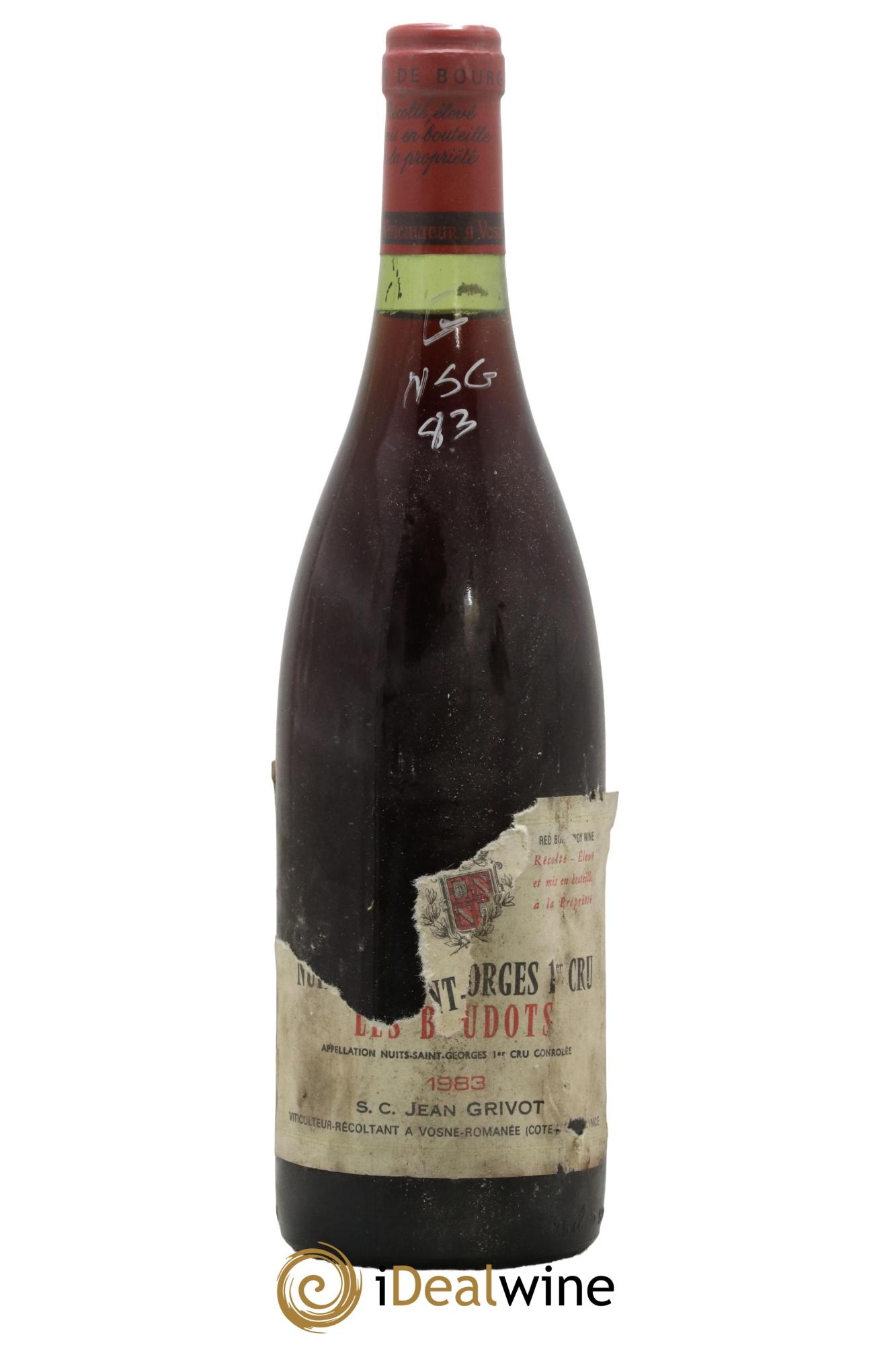 Nuits-Saint-Georges 1er Cru Aux Boudots Jean Grivot 1983 - Lotto di 1 bottiglia - 0