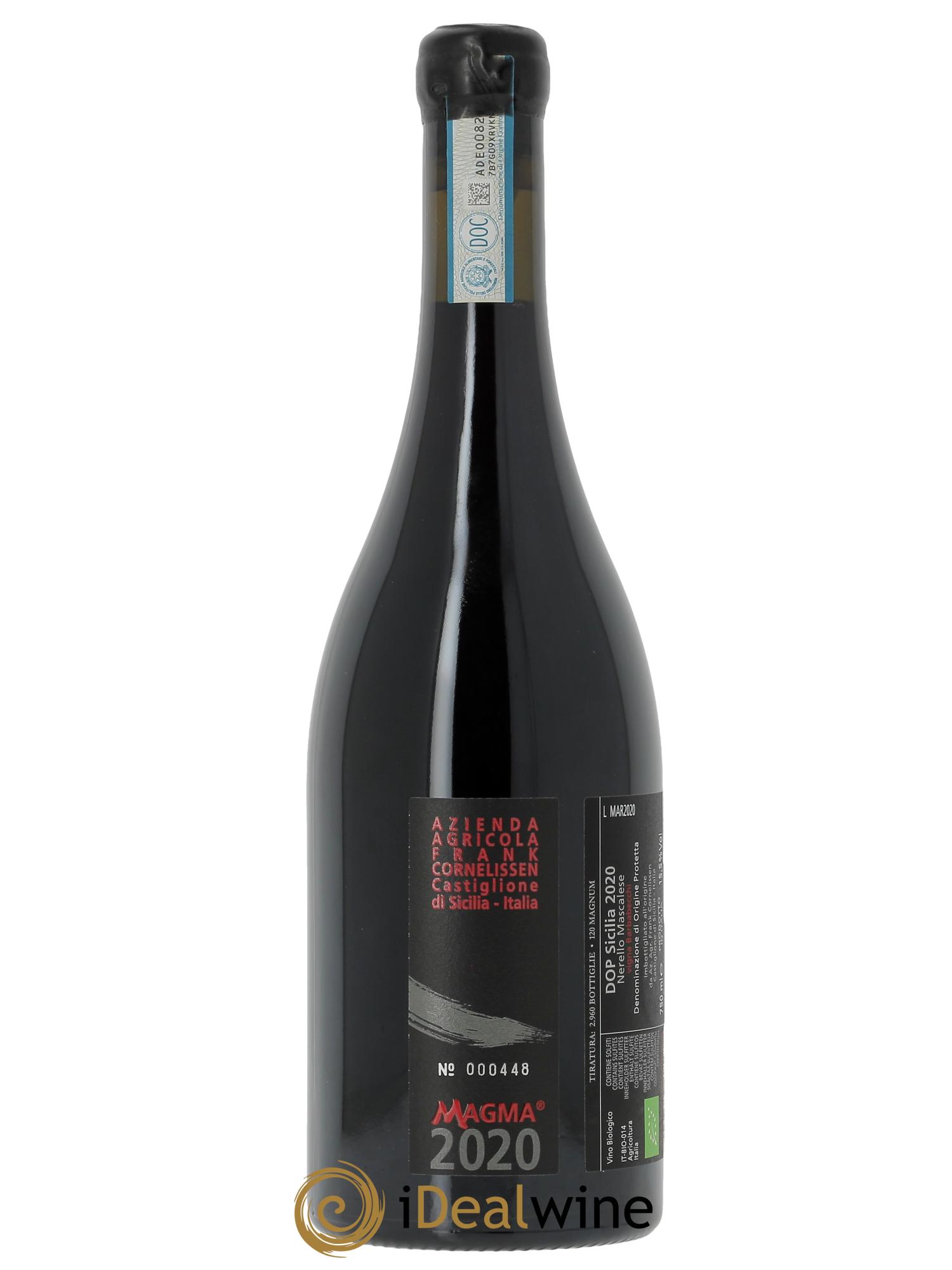 Terre Siciliane IGT Magma Frank Cornelissen 2020 - Lot de 1 bouteille - 2