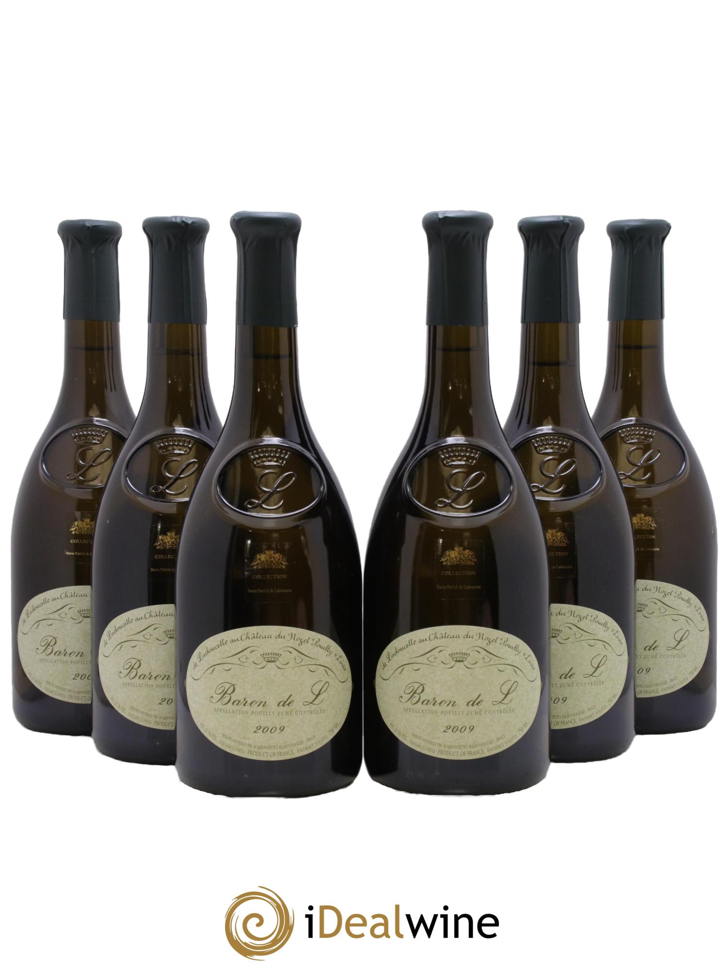 Pouilly-Fumé Baron de L Patrick de Ladoucette 2009 - Lot de 6 bouteilles - 0