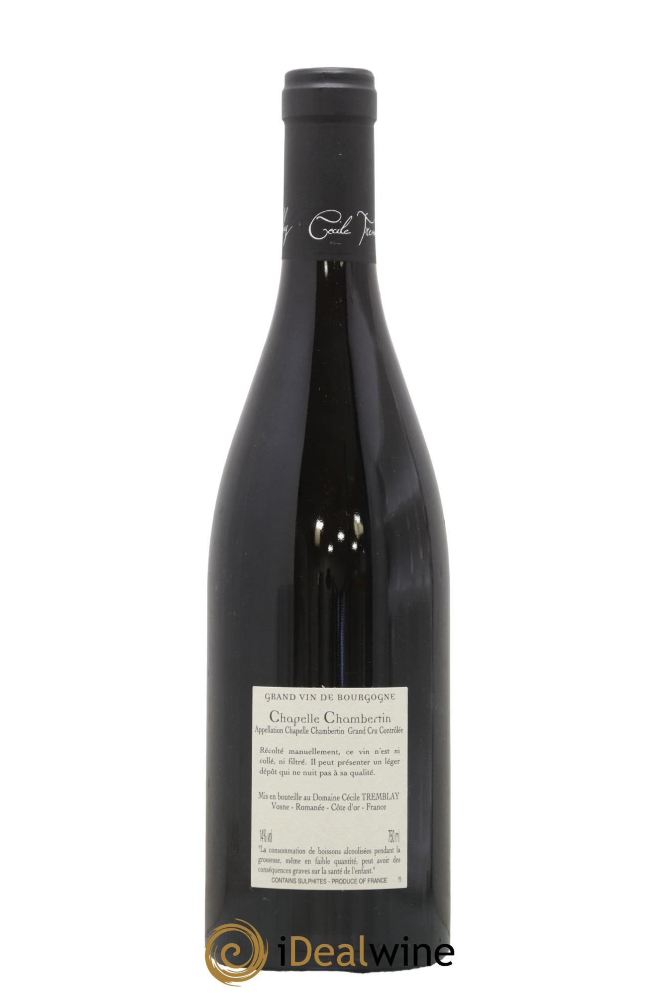 Chapelle-Chambertin Grand Cru Cécile Tremblay 2019 - Lot of 1 bottle - 1
