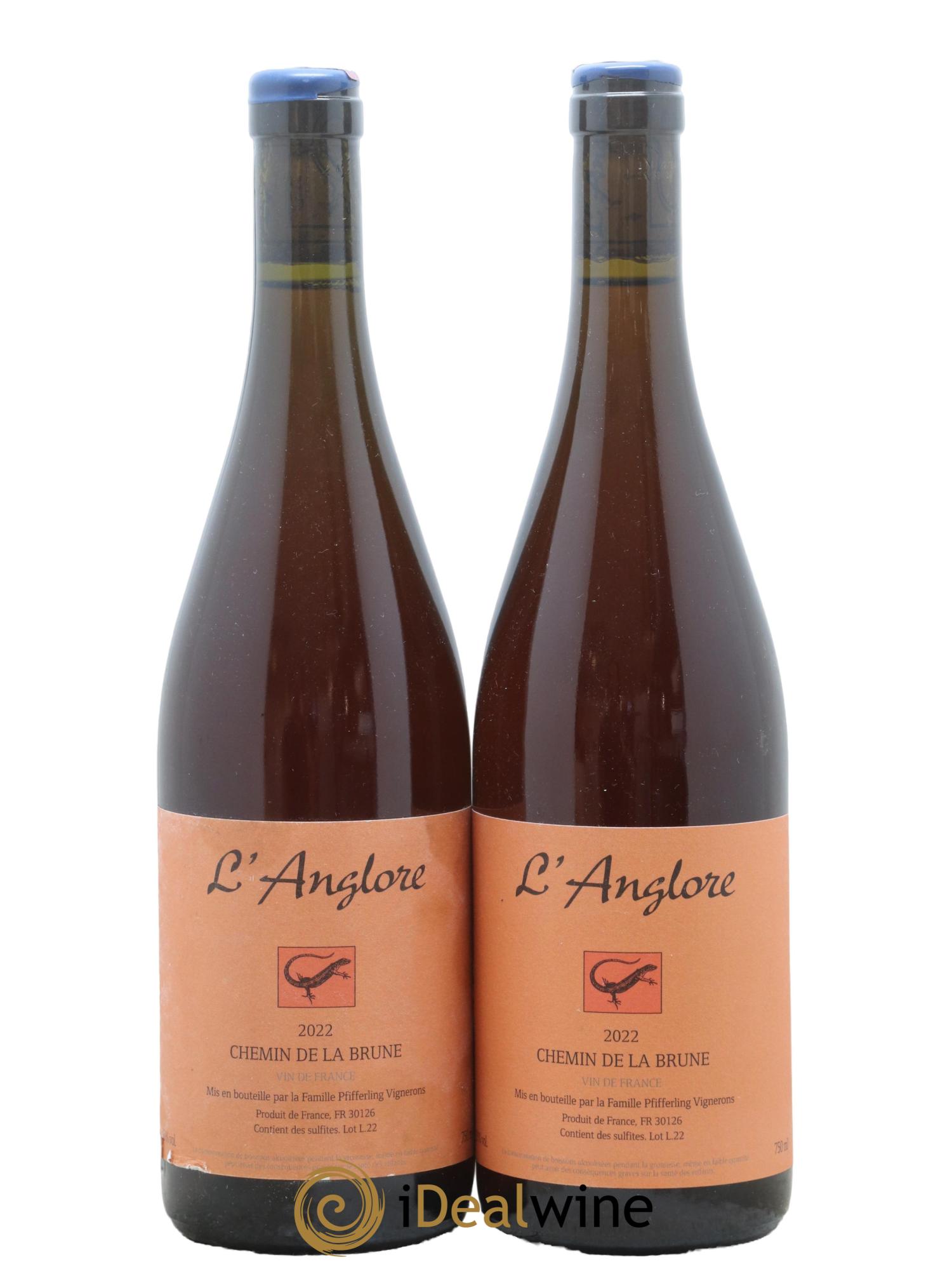 Vin de France Chemin de la brune L'Anglore 2022 - Lot de 2 bouteilles - 0