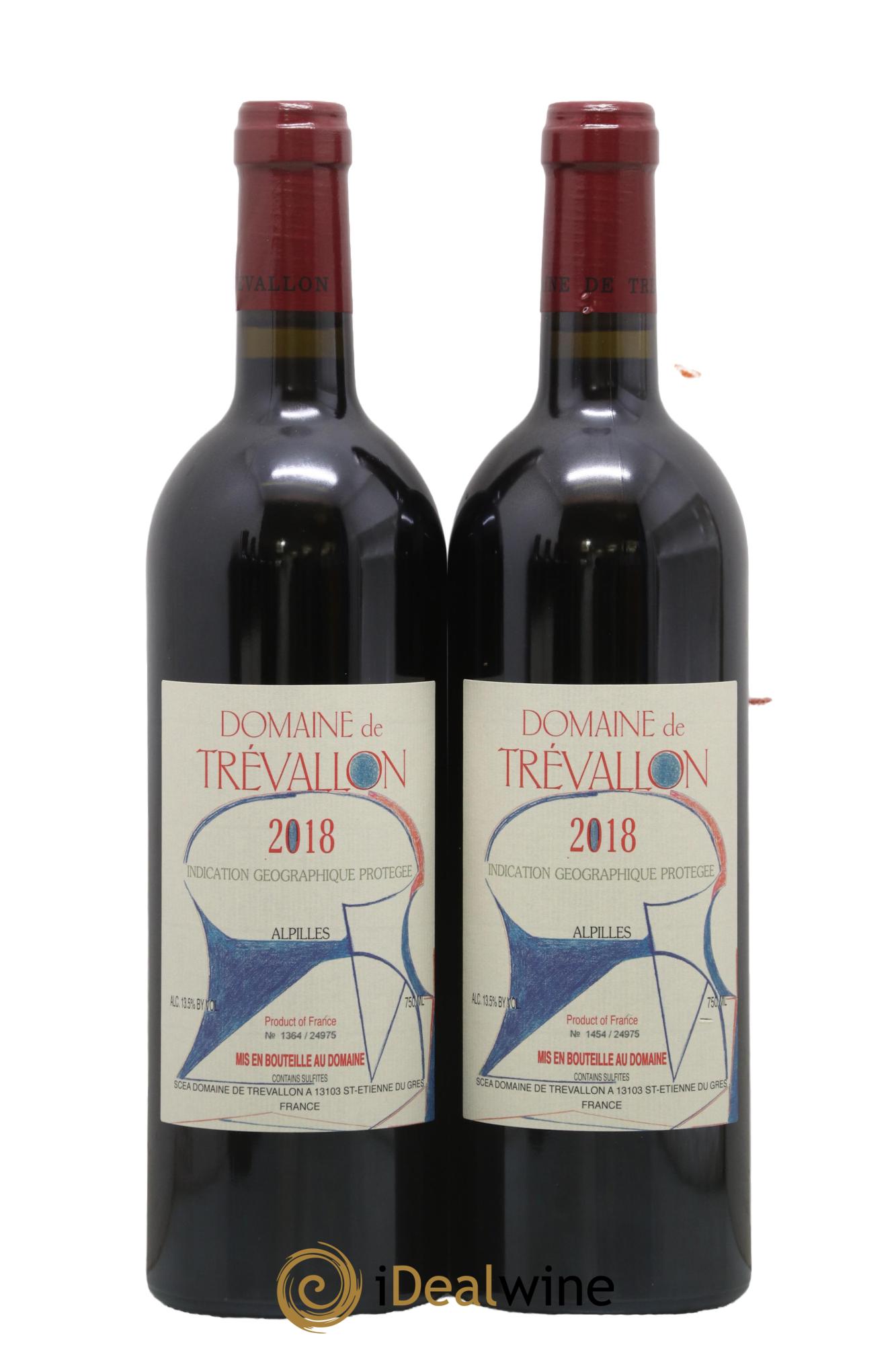 Alpilles Trévallon (Domaine de) Eloi Dürrbach 2018 - Lot de 2 bouteilles - 0