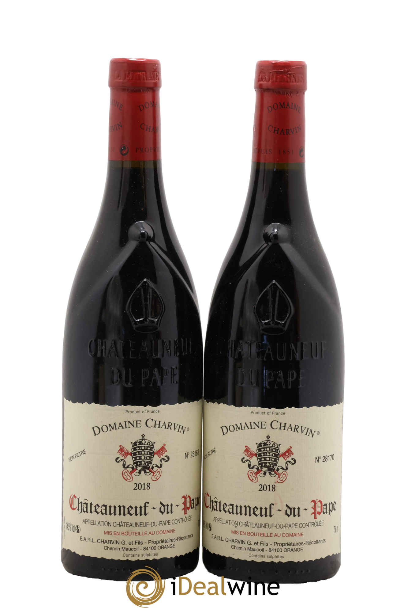 Châteauneuf-du-Pape Charvin (Domaine) 2018 - Posten von 2 Flaschen - 0