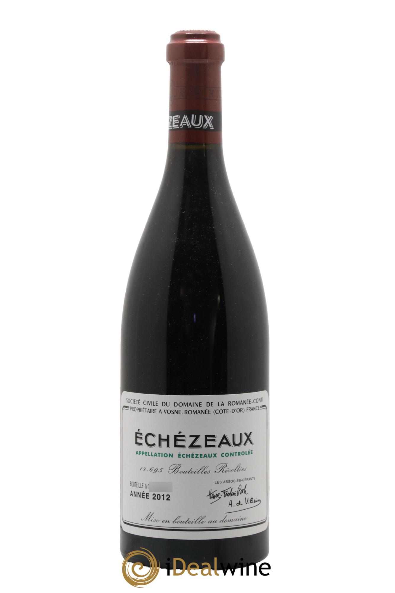 Echezeaux Grand Cru Domaine de la Romanée-Conti 2012 - Lot de 1 bouteille - 0