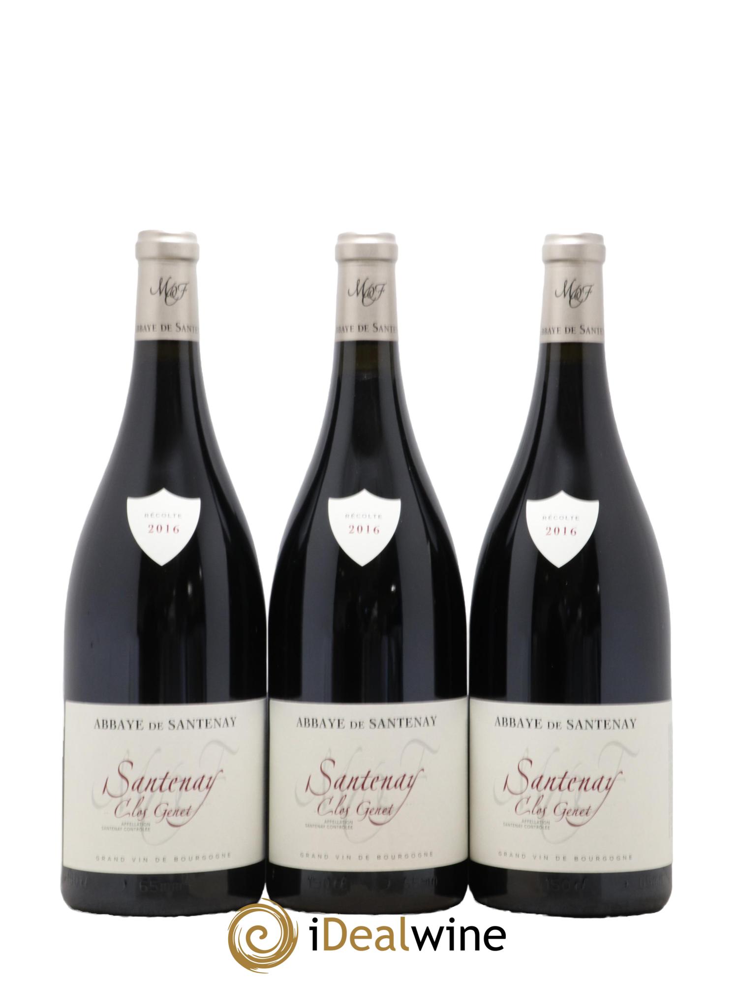 Santenay Clos Genet Abbaye de Santenay 2016 - Lot de 3 magnums - 0