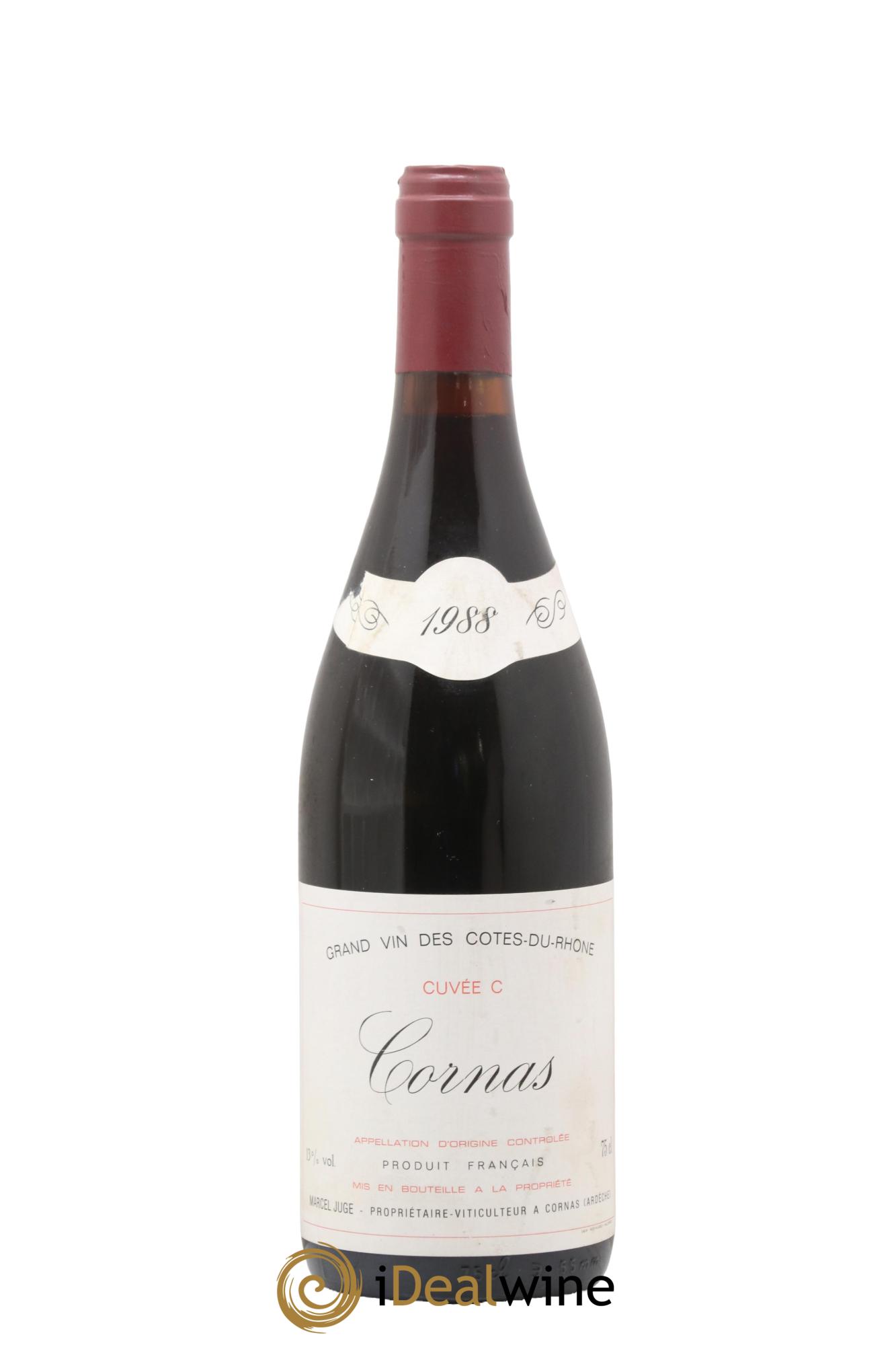 Cornas Cuvée C Marcel Juge 1988 - Lot de 1 bouteille - 0
