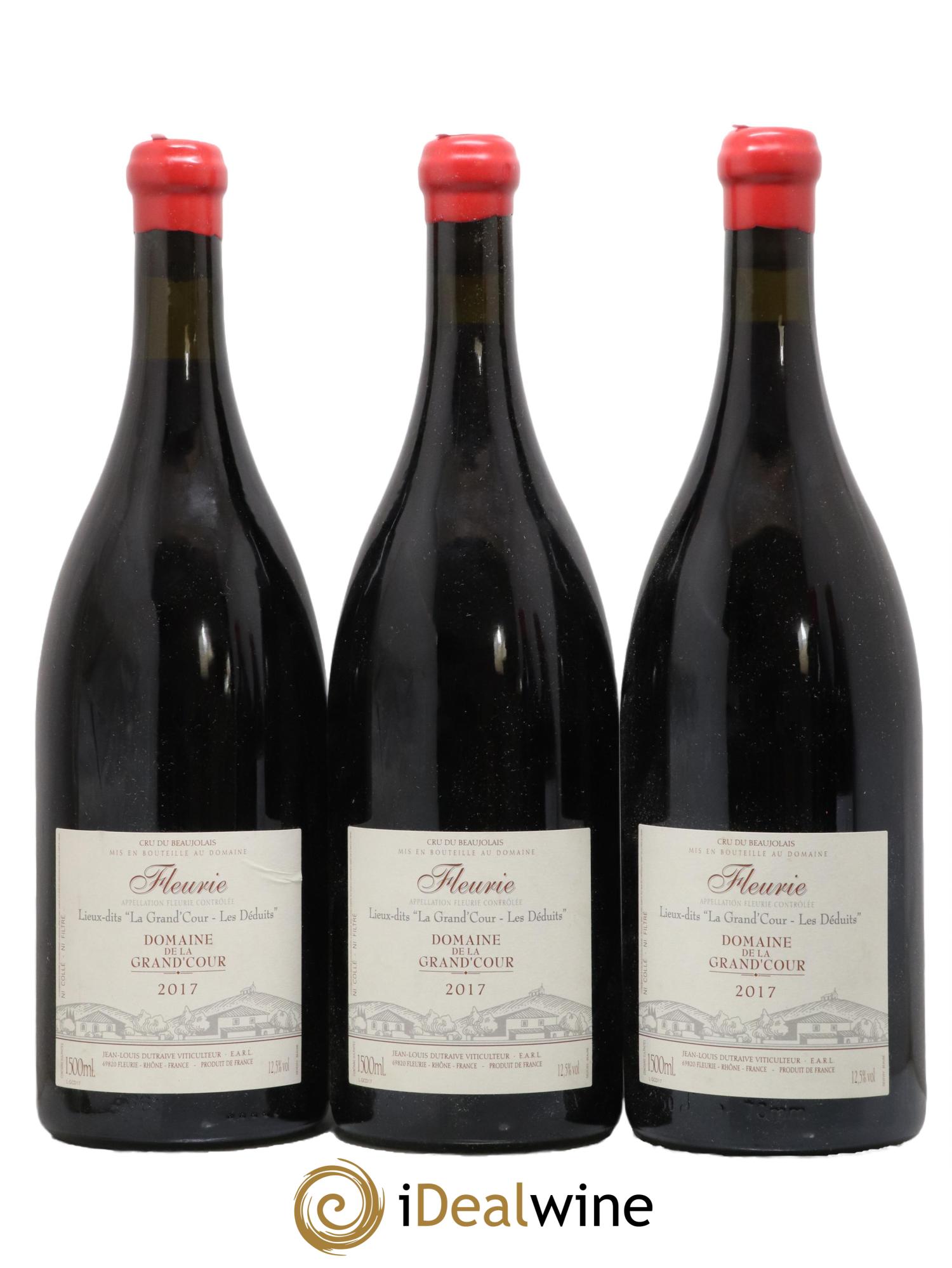 Fleurie Lieu-Dit Les Déduits Grand'cour (Domaine de la) - Jean-Louis Dutraive 2017 - Lot de 3 magnums - 0