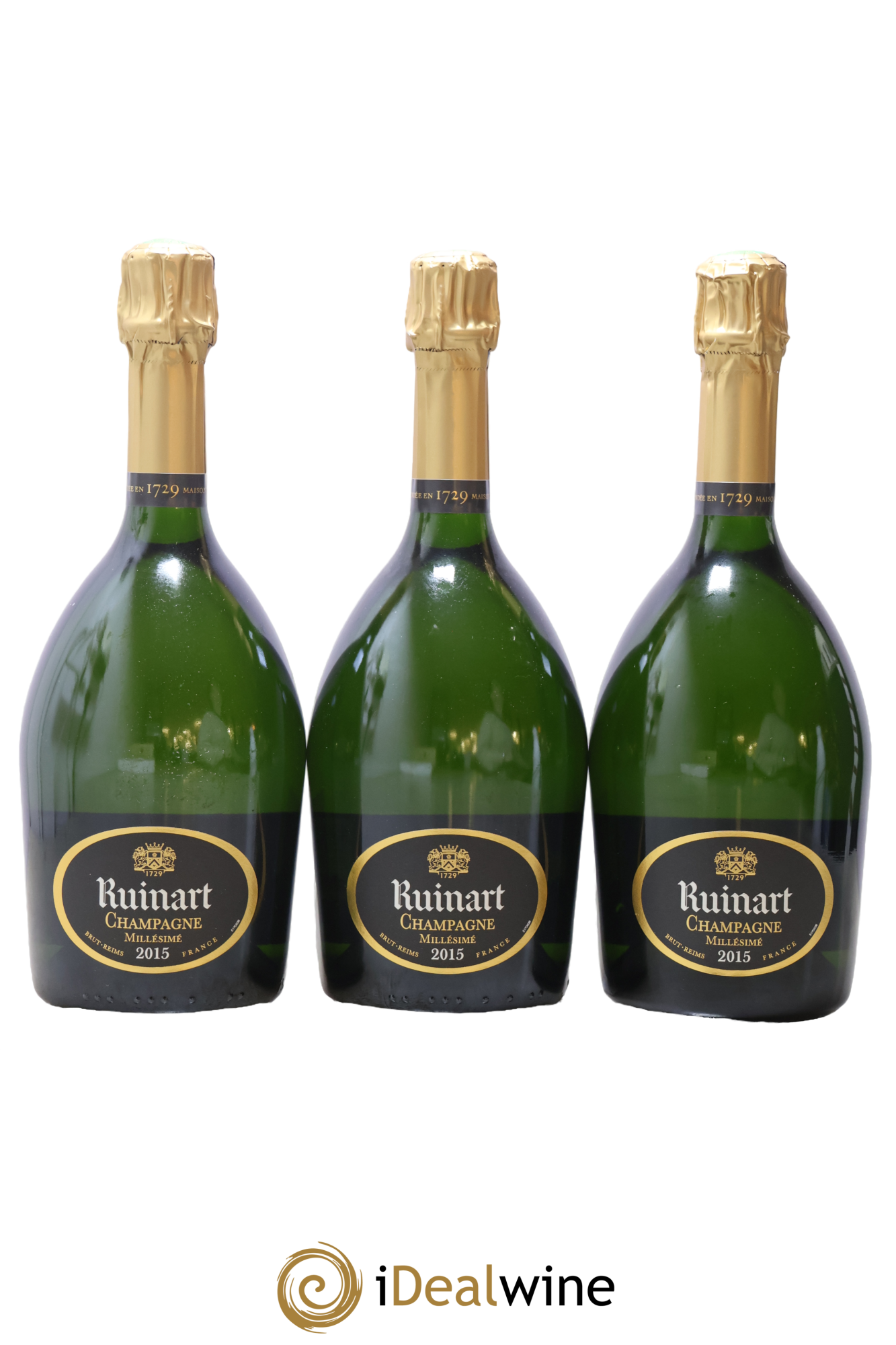 Brut Millésimé Ruinart 2015 - Lotto di 3 bottiglie - 0