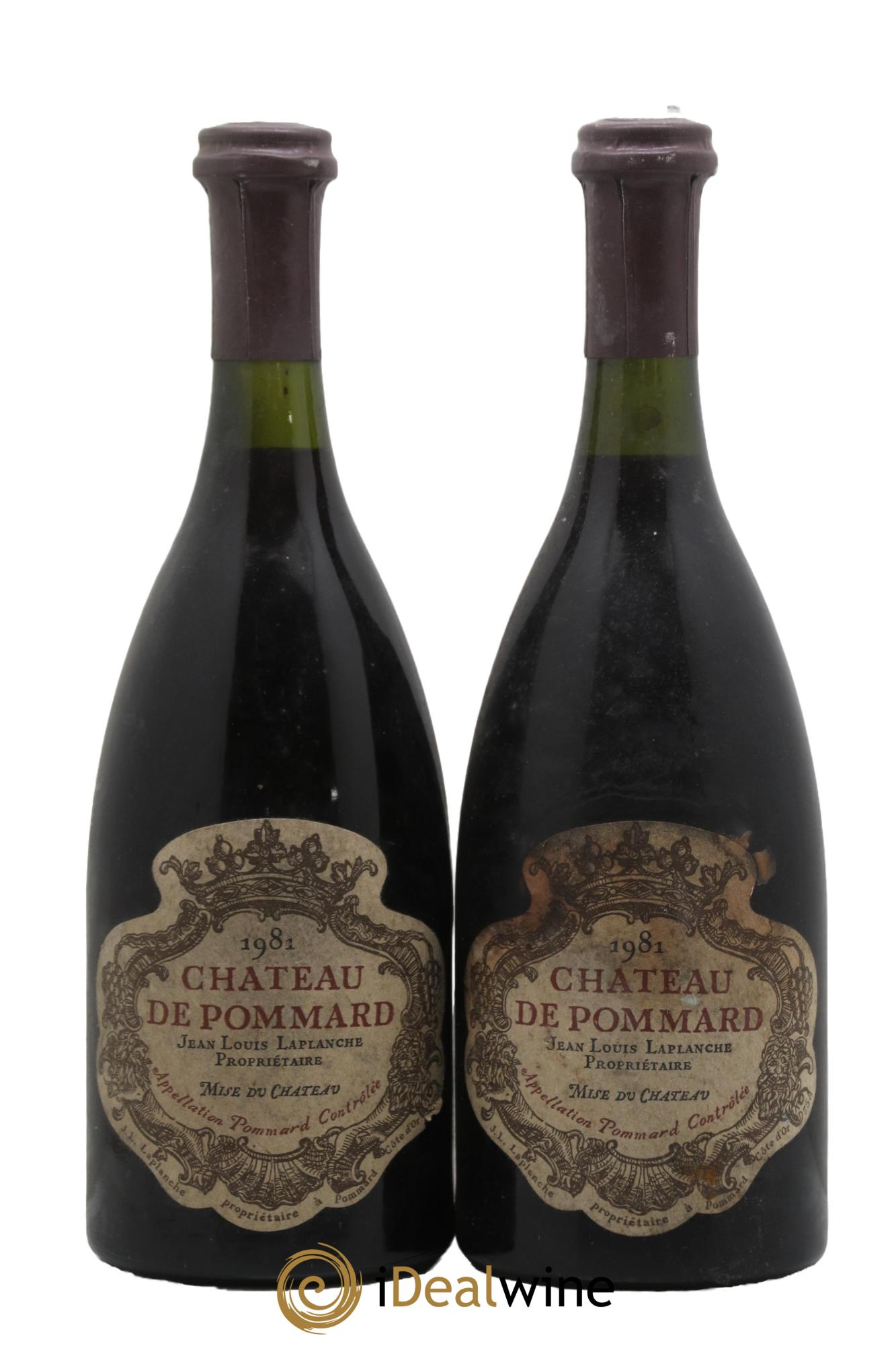 Pommard Château de Pommard 1981 - Lotto di 2 bottiglie - 0