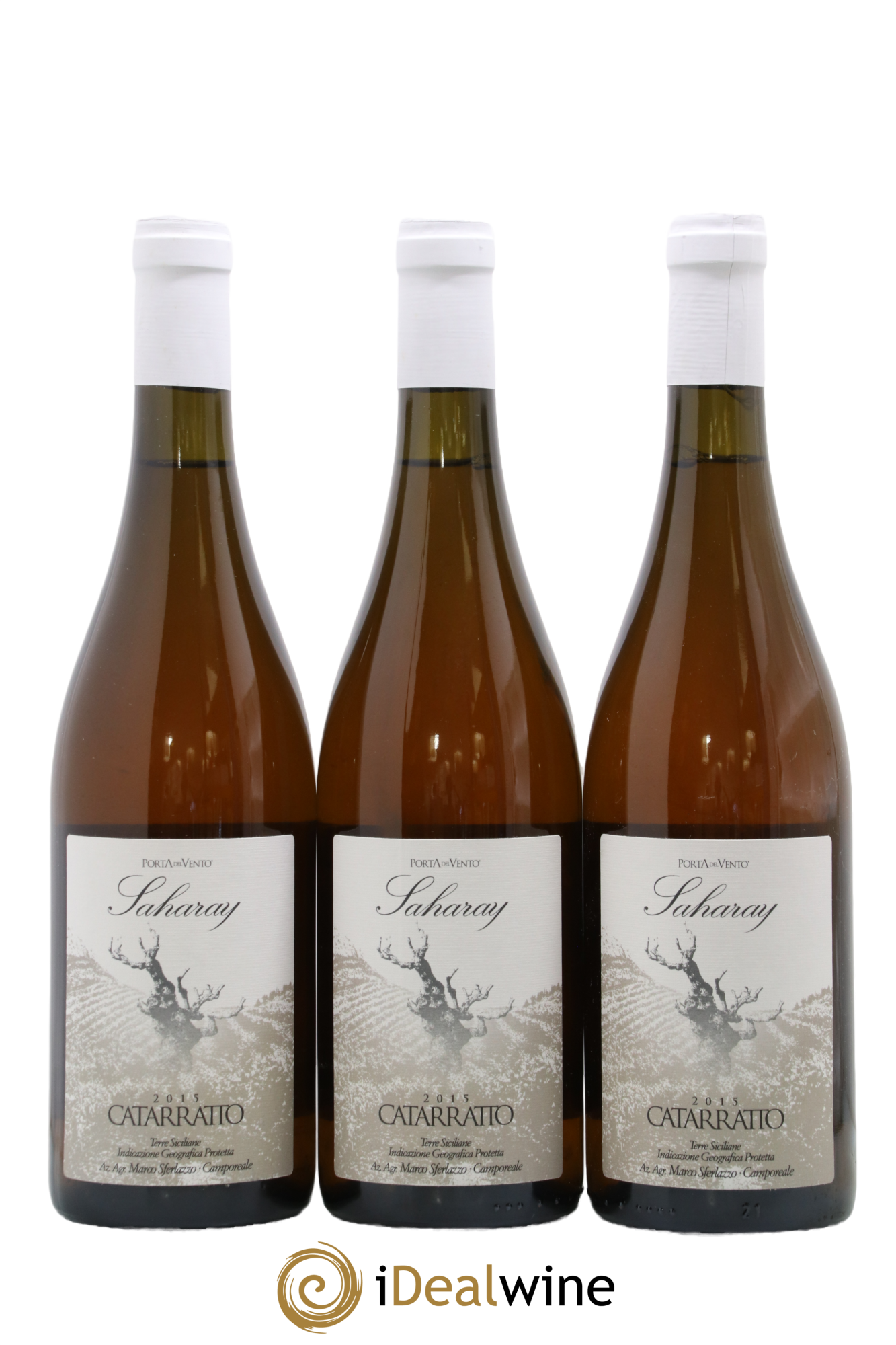 Italie Terre Siciliane IGT Saharay Catarratto Porta del Vento 2015 - Lot of 3 bottles - 0