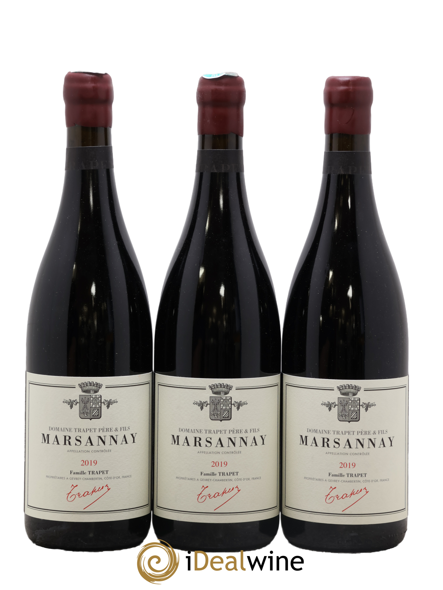 Marsannay Domaine Trapet 2019 - Lot of 3 bottles - 0