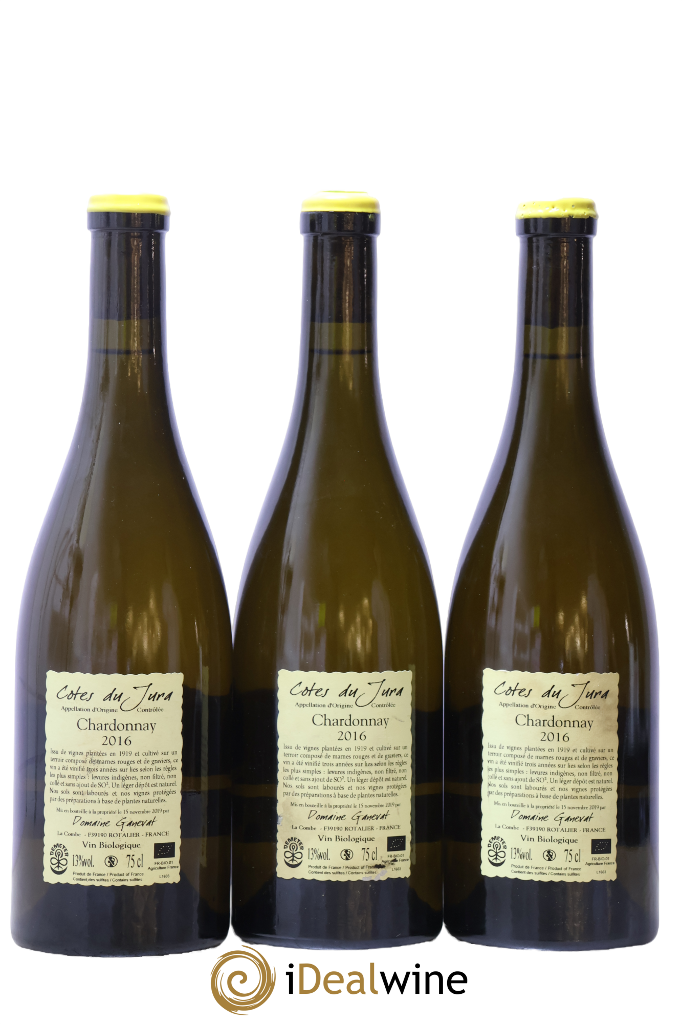 Côtes du Jura Les Grands Teppes Vieilles Vignes Jean-François Ganevat (Domaine) 2016 - Lot de 3 bouteilles - 1
