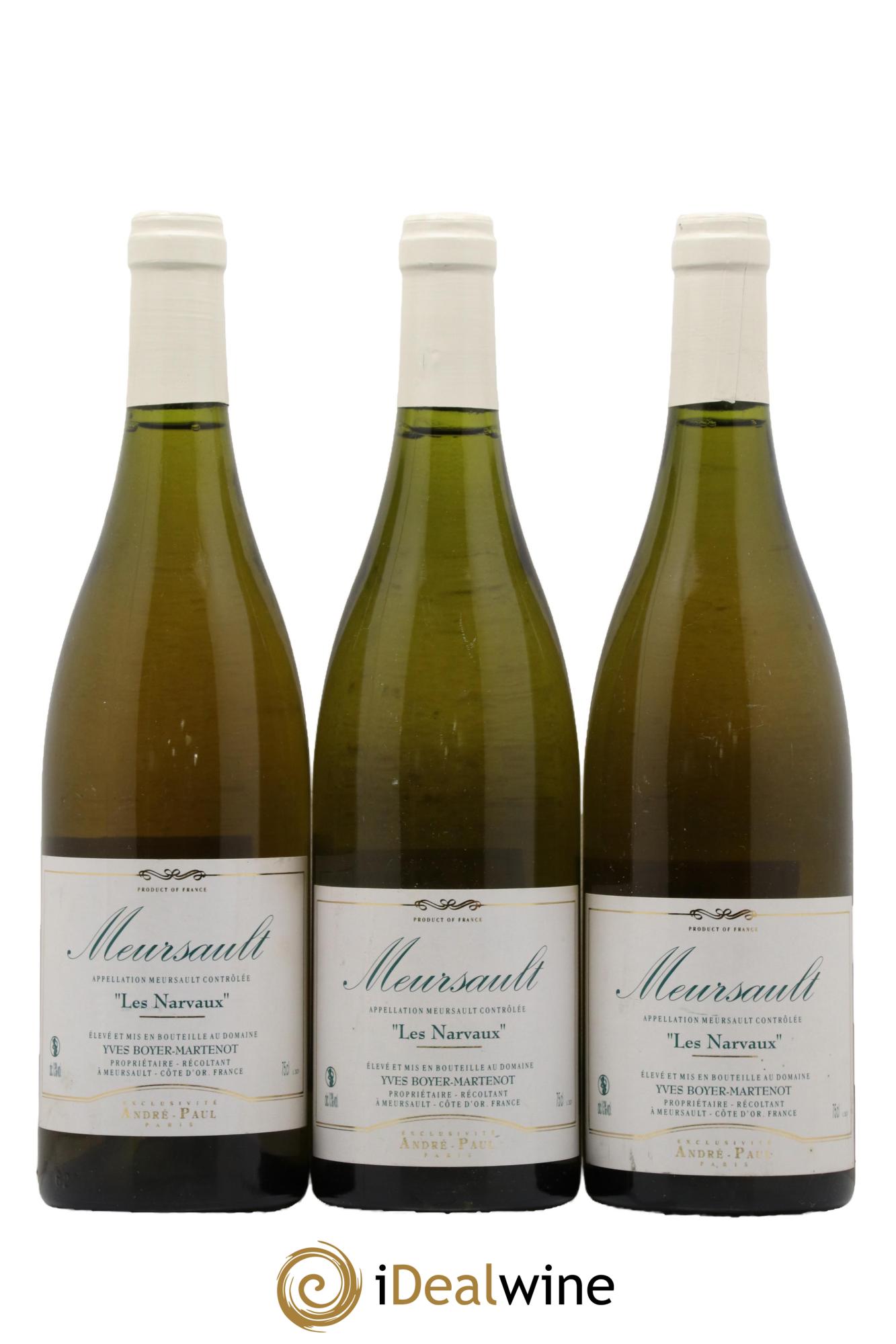 Meursault Les Narvaux Boyer-Martenot 2011 - Posten von 3 Flaschen - 0