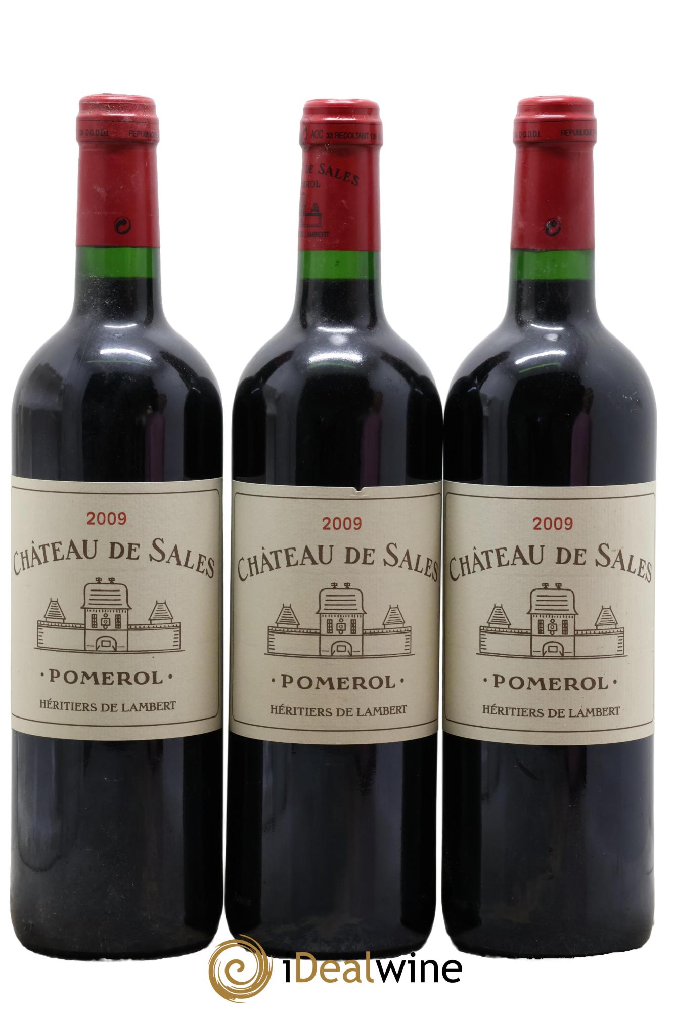 Château de Sales 2009 - Lot de 3 bouteilles - 0
