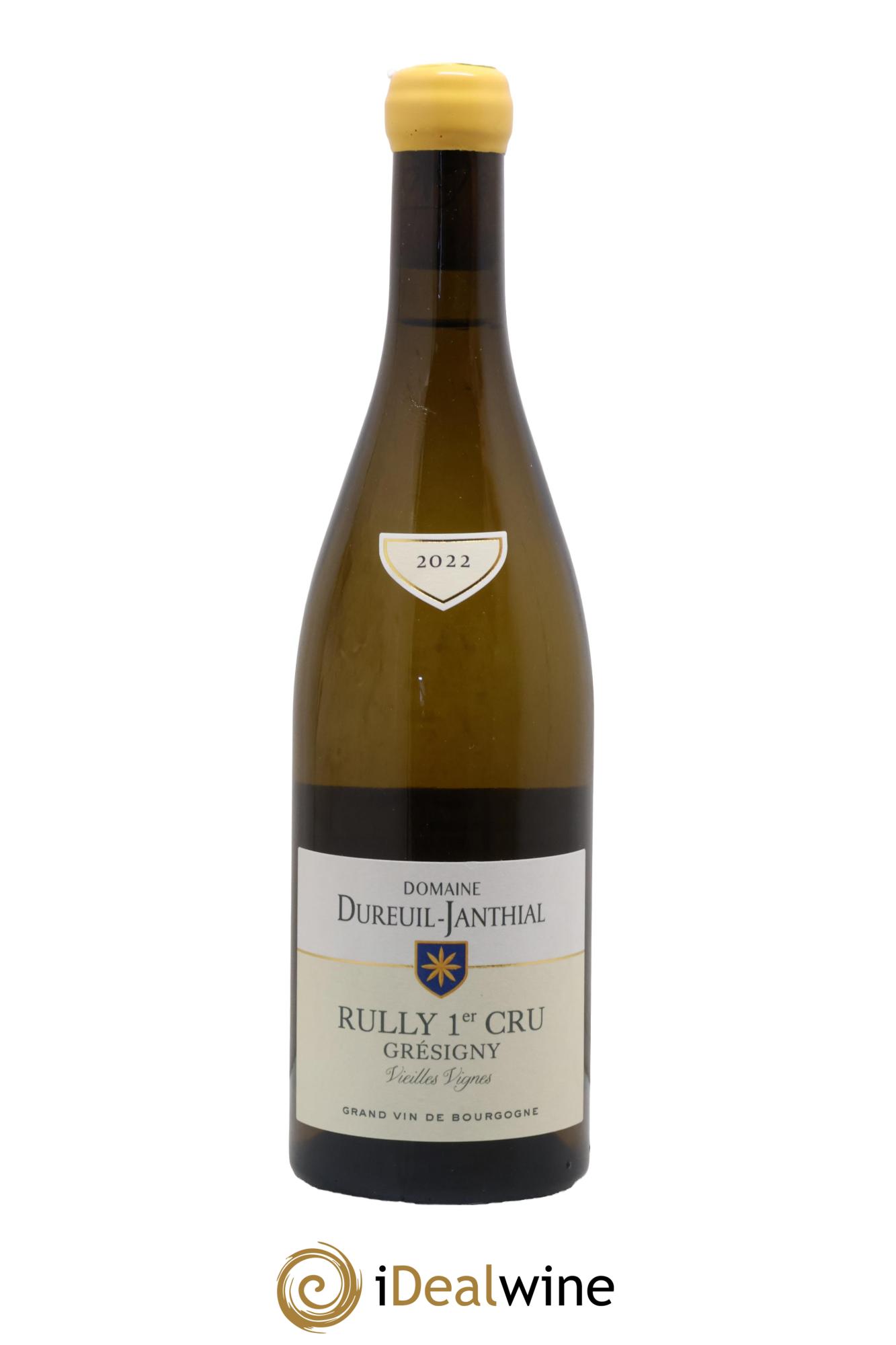 Rully 1er Cru Grésigny Vieilles Vignes Vincent Dureuil-Janthial 2022 - Lot de 1 bouteille - 0