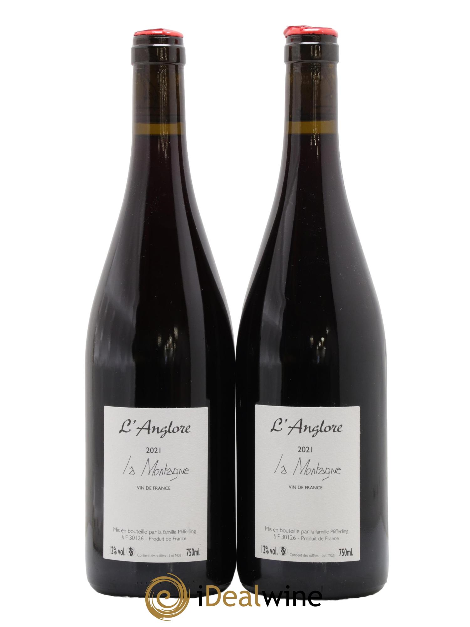 Vin de France La Montagne L'Anglore 2021 - Posten von 2 Flaschen - 1