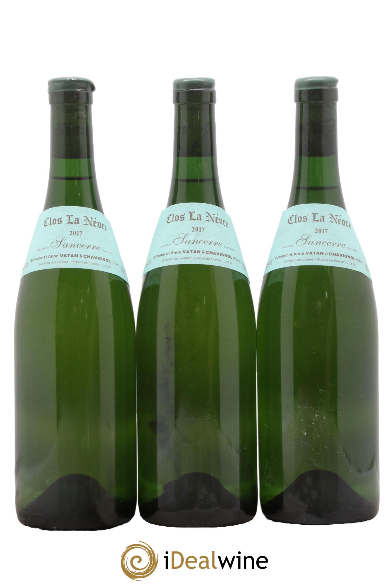 Sancerre Clos la Neore Edmond Vatan 2017 - Lot de 3 bouteilles - 0