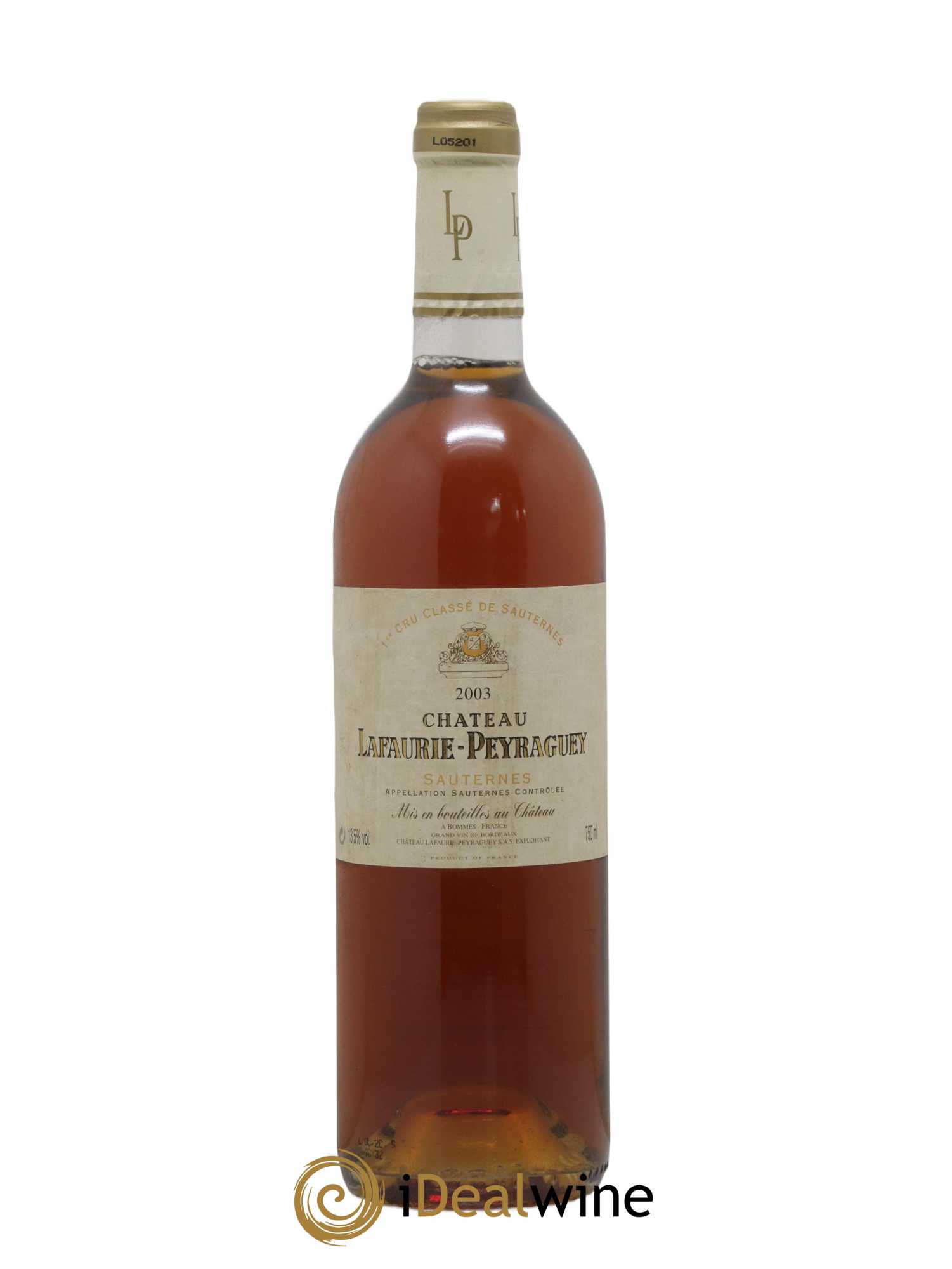 Château Lafaurie-Peyraguey 1er Grand Cru Classé 2003 - Lot de 1 bouteille - 0