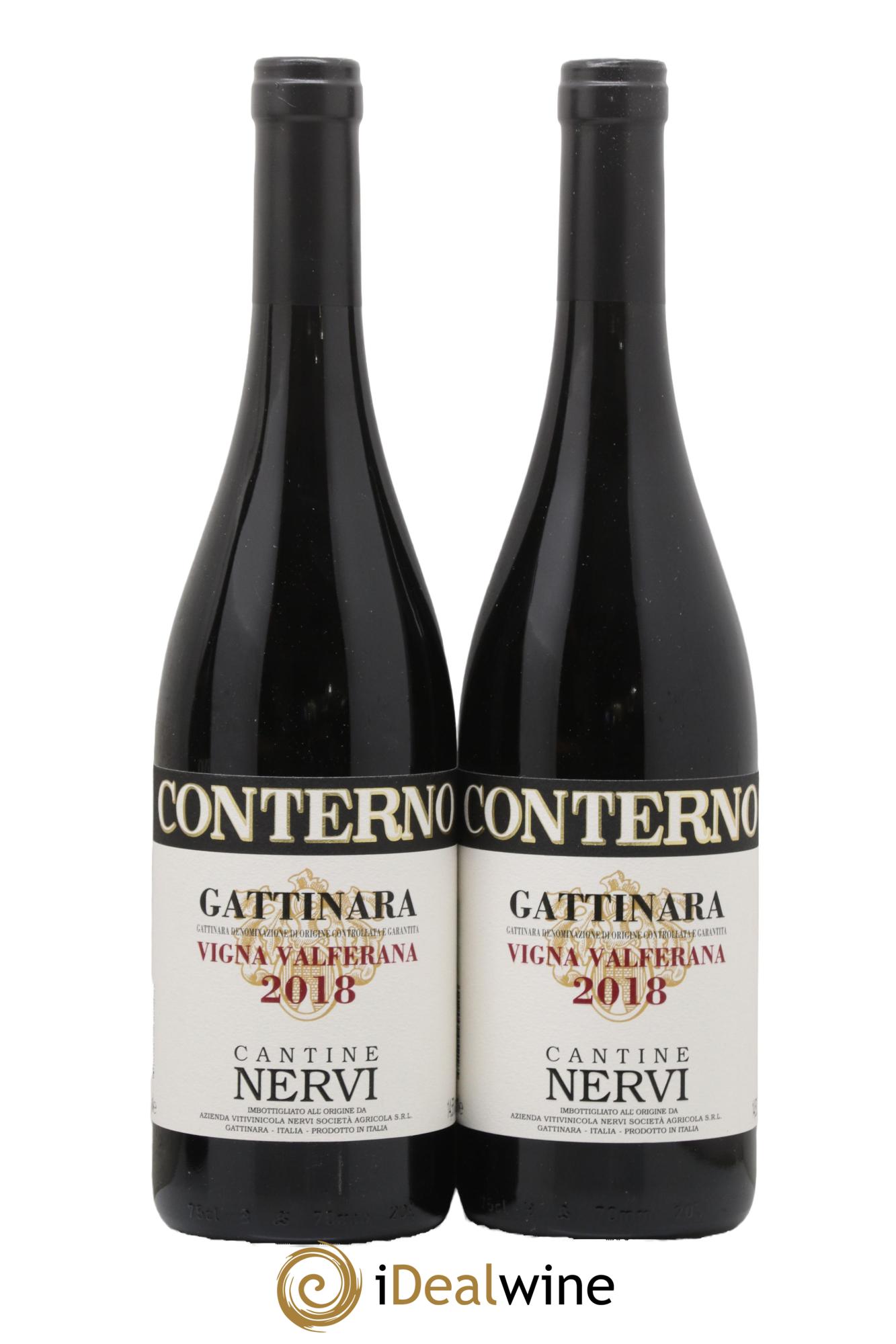 Gattinara DOCG Vigna Valferana Nervi Conterno 2018 - Lot de 2 bouteilles - 0