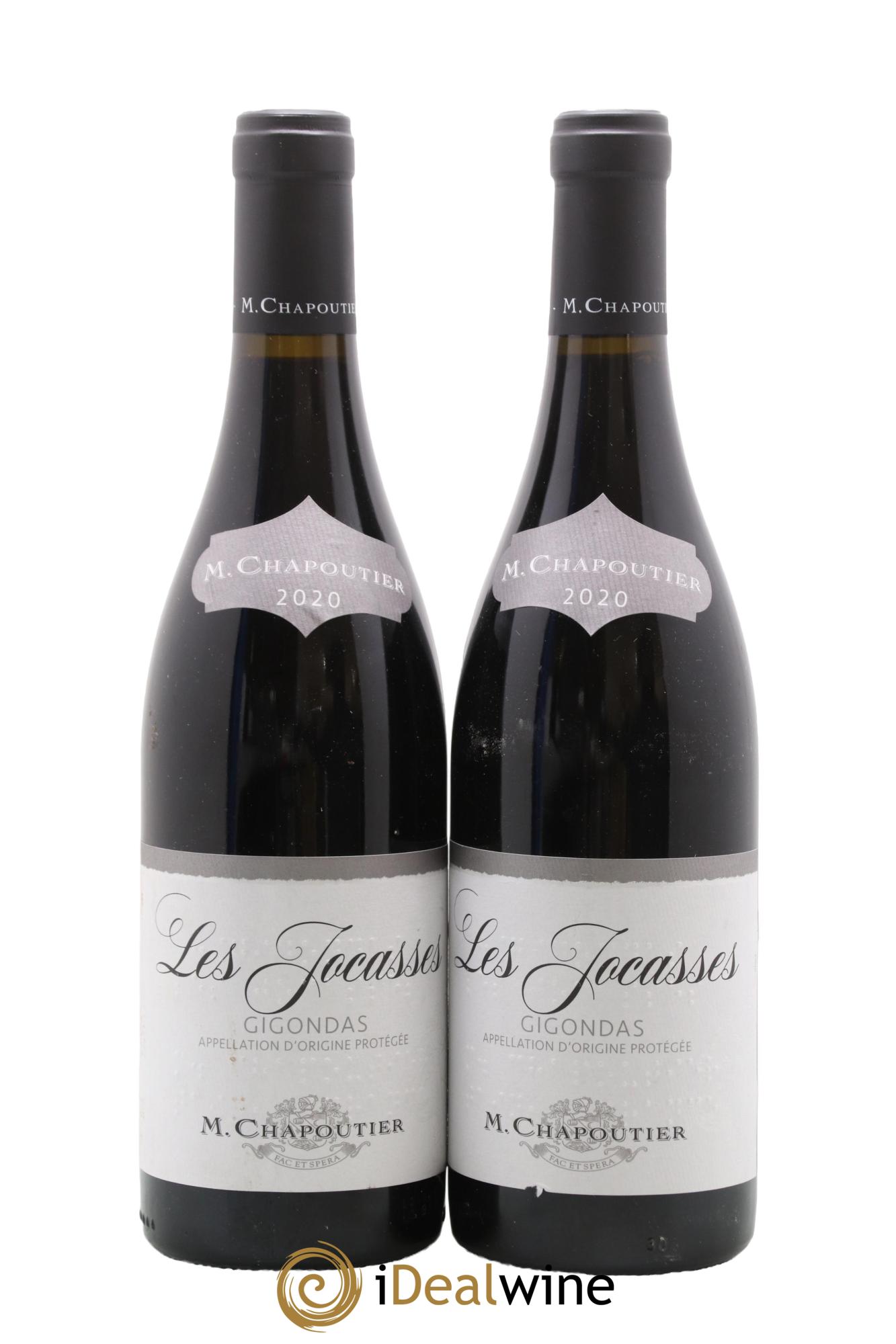 Gigondas Les Jocasses Chapoutier 2020 - Lot de 2 bouteilles - 0