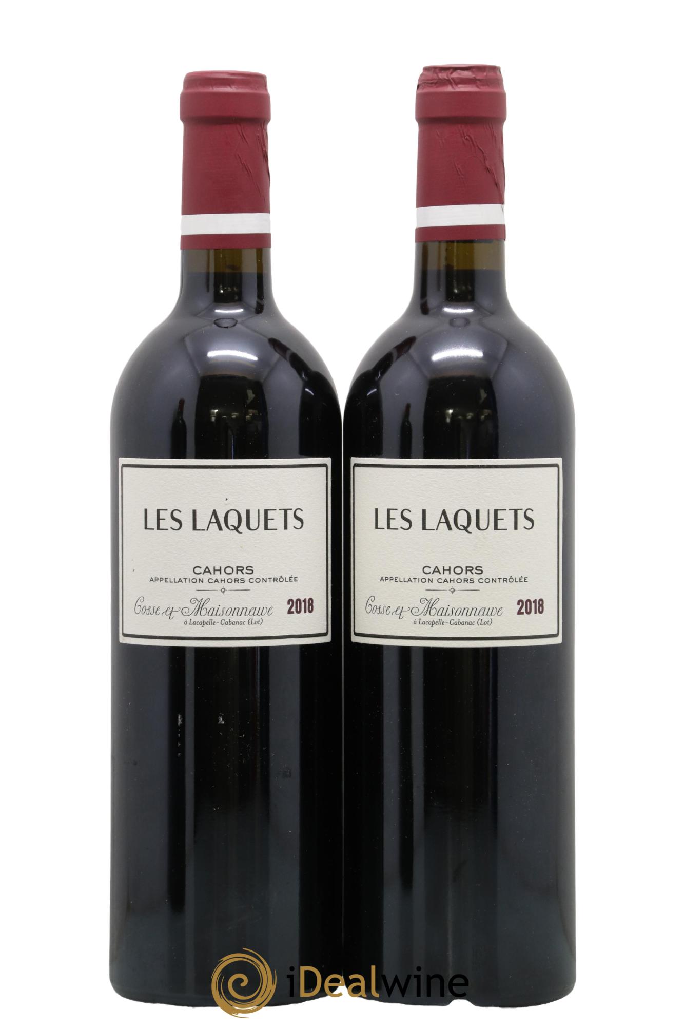 Cahors Les Laquets Cosse-Maisonneuve (Domaine) 2018 - Lot de 2 bouteilles - 0