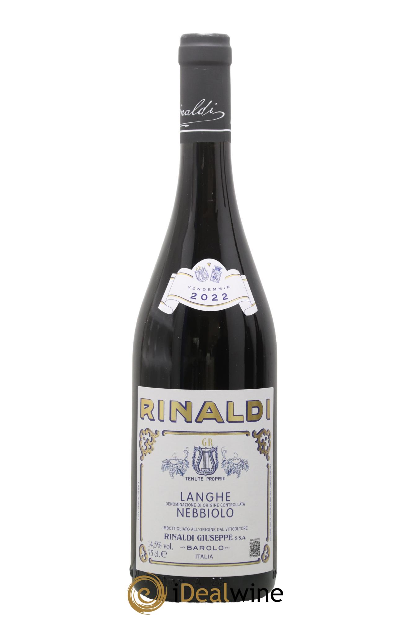 Langhe DOC Nebbiolo Giuseppe Rinaldi 2022 - Lotto di 1 bottiglia - 0