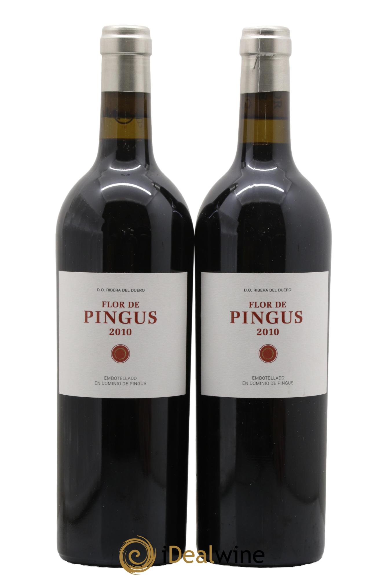 Ribera Del Duero Flor de Pingus Dominio de Pingus - Peter Sisseck 2010 - Lotto di 2 bottiglie - 0