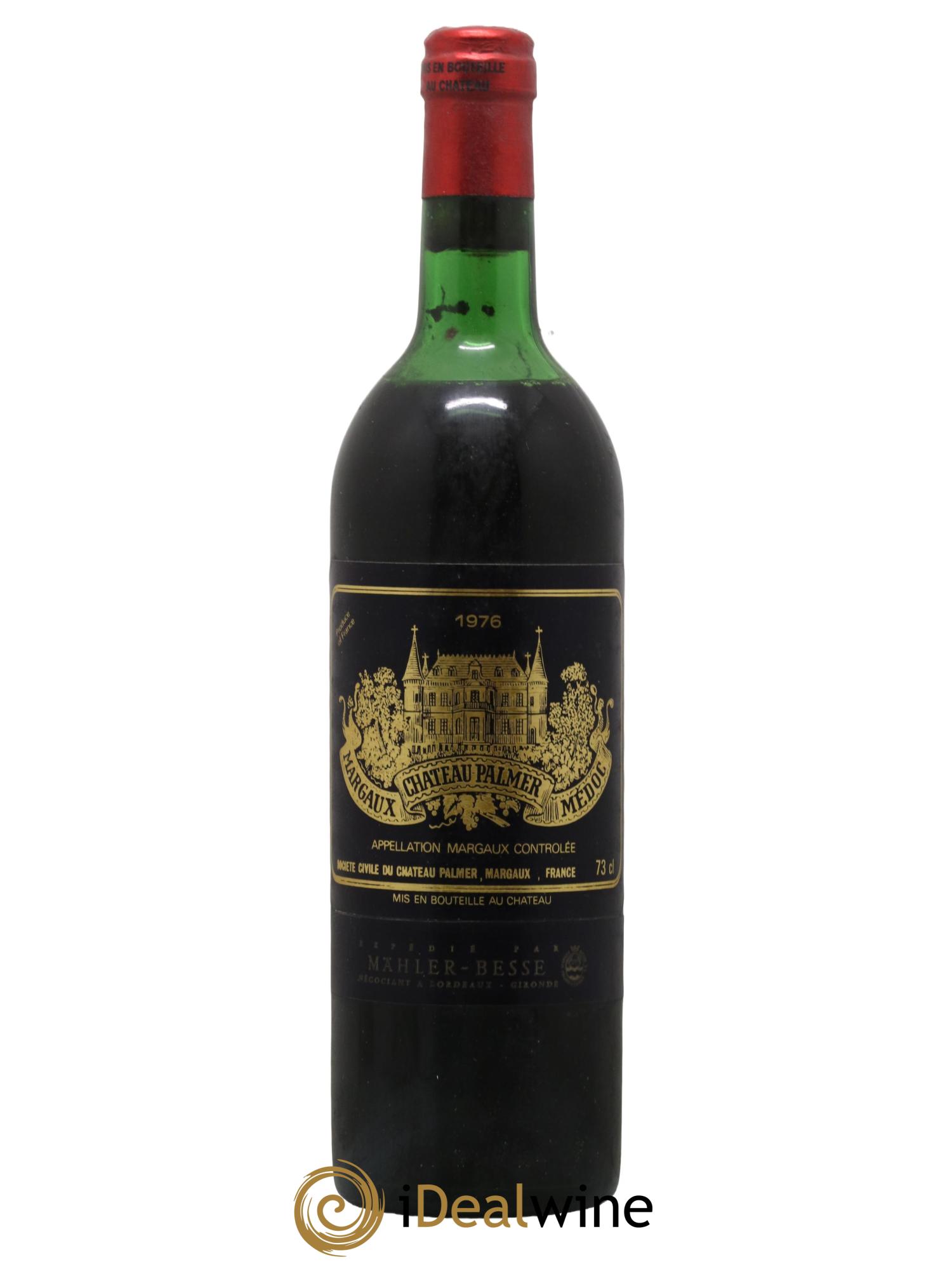 Château Palmer 3ème Grand Cru Classé 1976 - Lot de 1 bouteille - 0