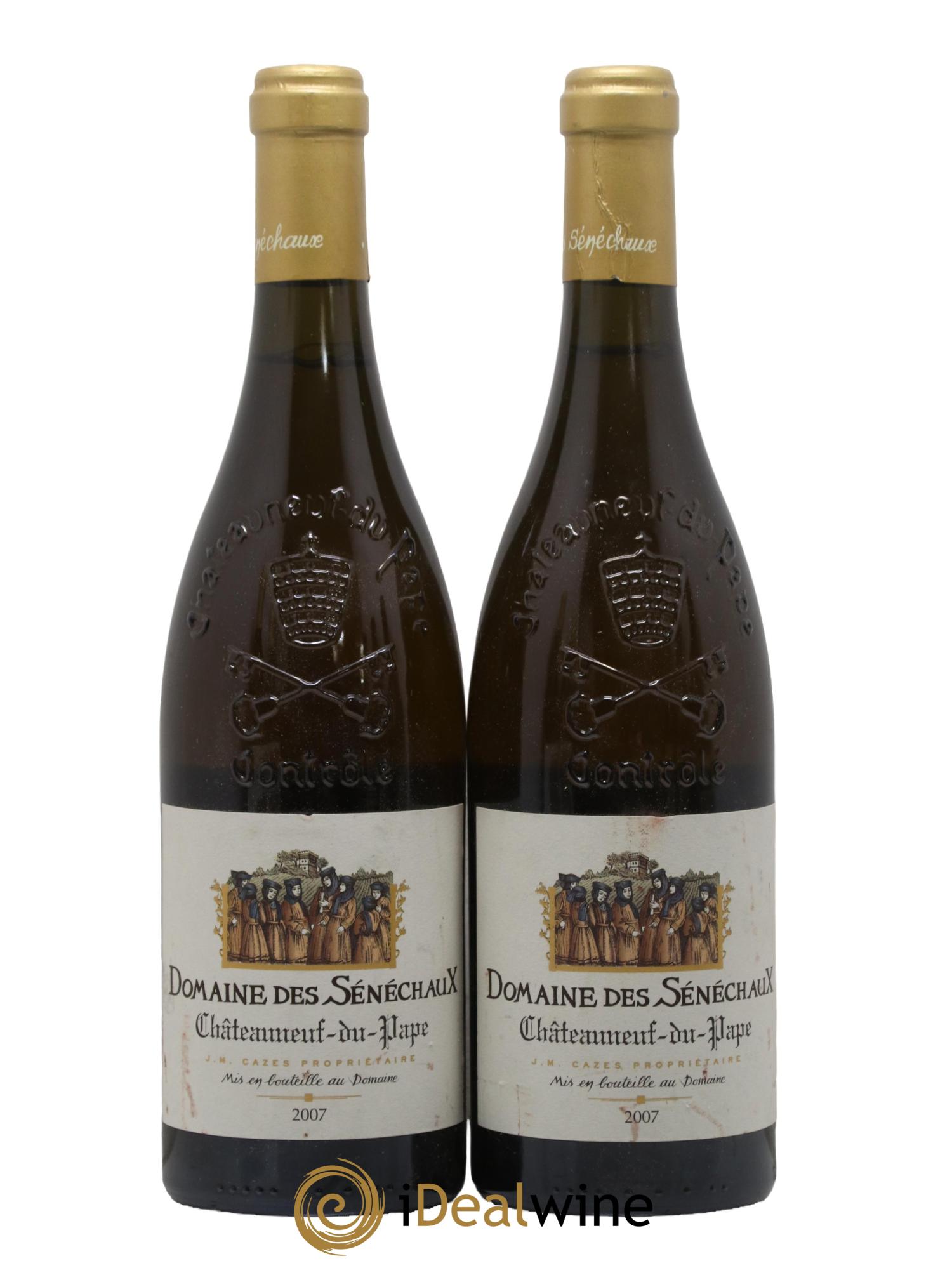 Châteauneuf-du-Pape Sénéchaux (Domaine des) Famille J-M. Cazès 2007 - Lot de 2 bouteilles - 0